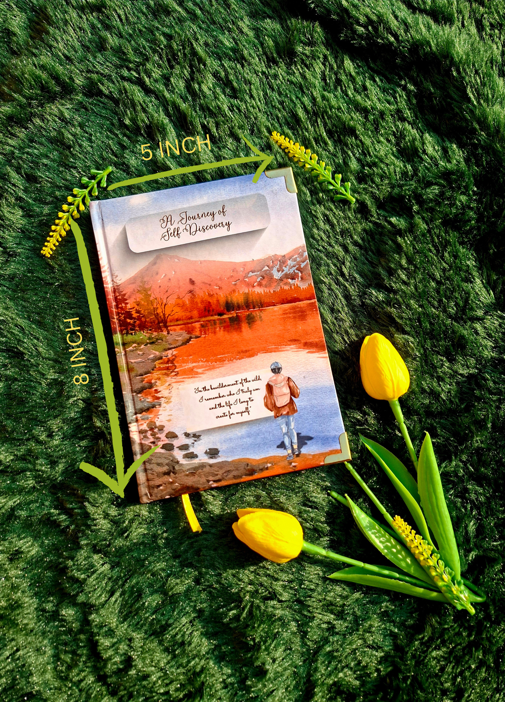 A Journey of Self Discovery - Diary (A5 Size) + Affirmation & Meditation Cards
