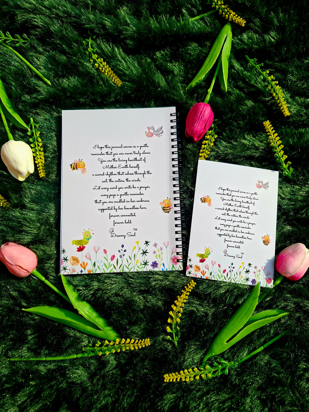 Nurtured by Nature- Spiral Notebook + Affirmation & Meditation Cards