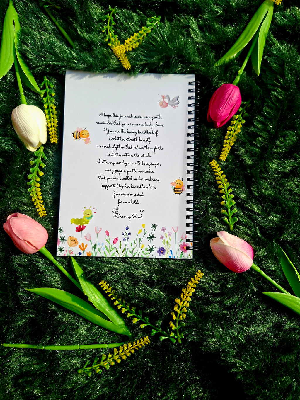 Nurtured by Nature- Spiral Notebook + Affirmation & Meditation Cards