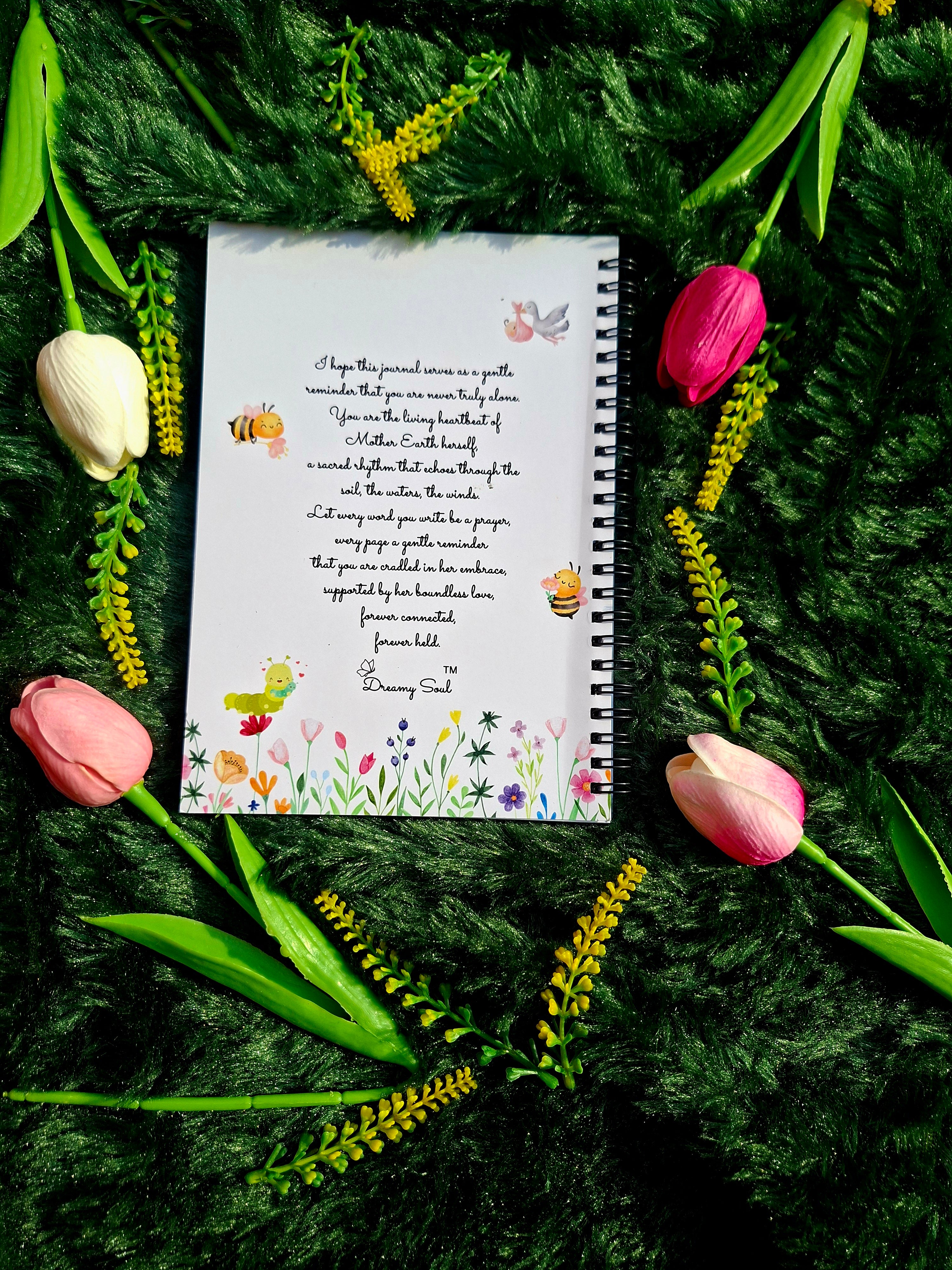 Nurtured by Nature- Spiral Notebook + Affirmation & Meditation Cards