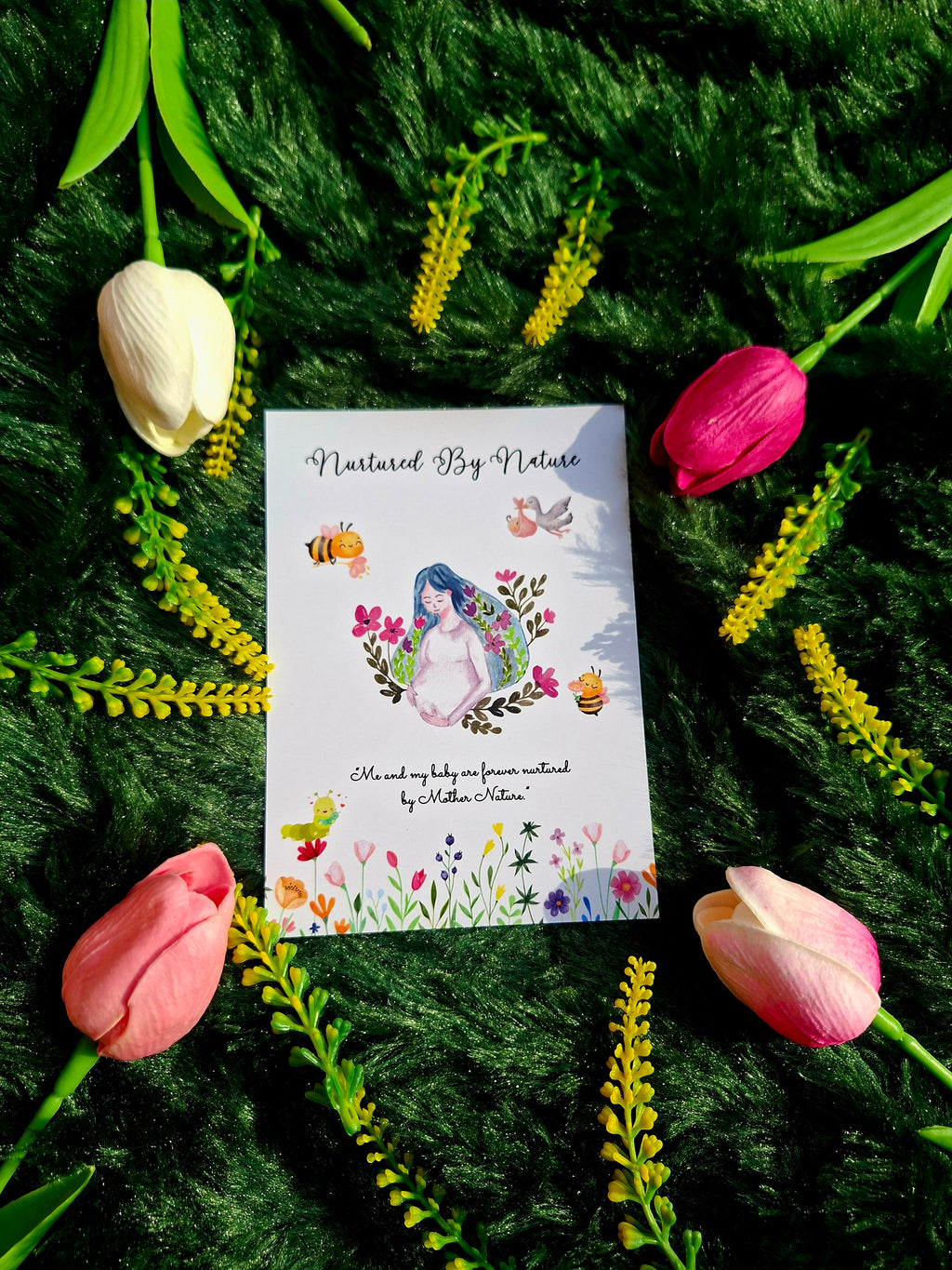 Nurtured by Nature- Spiral Notebook + Affirmation & Meditation Cards