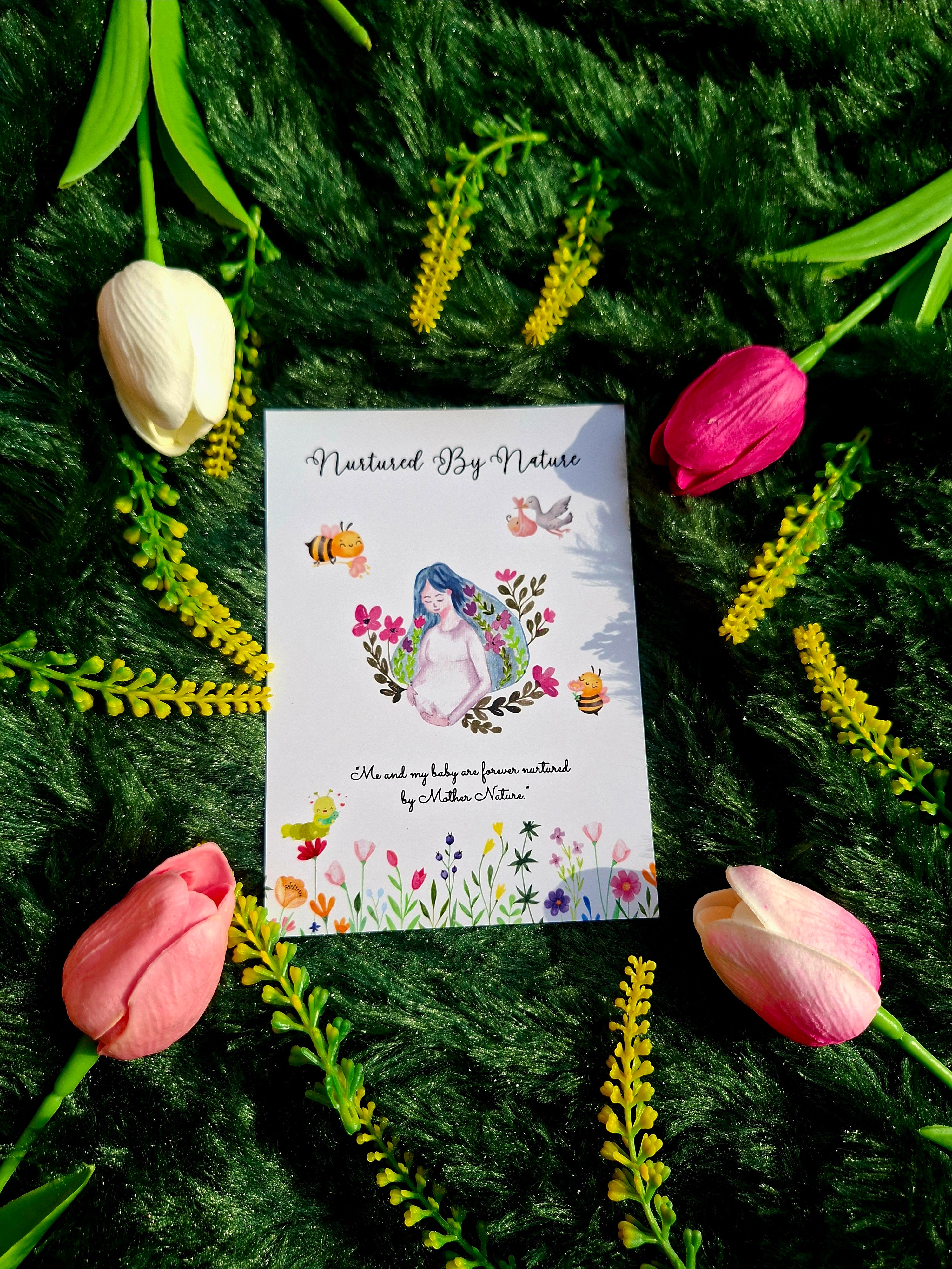 Nurtured by Nature- Spiral Notebook + Affirmation & Meditation Cards