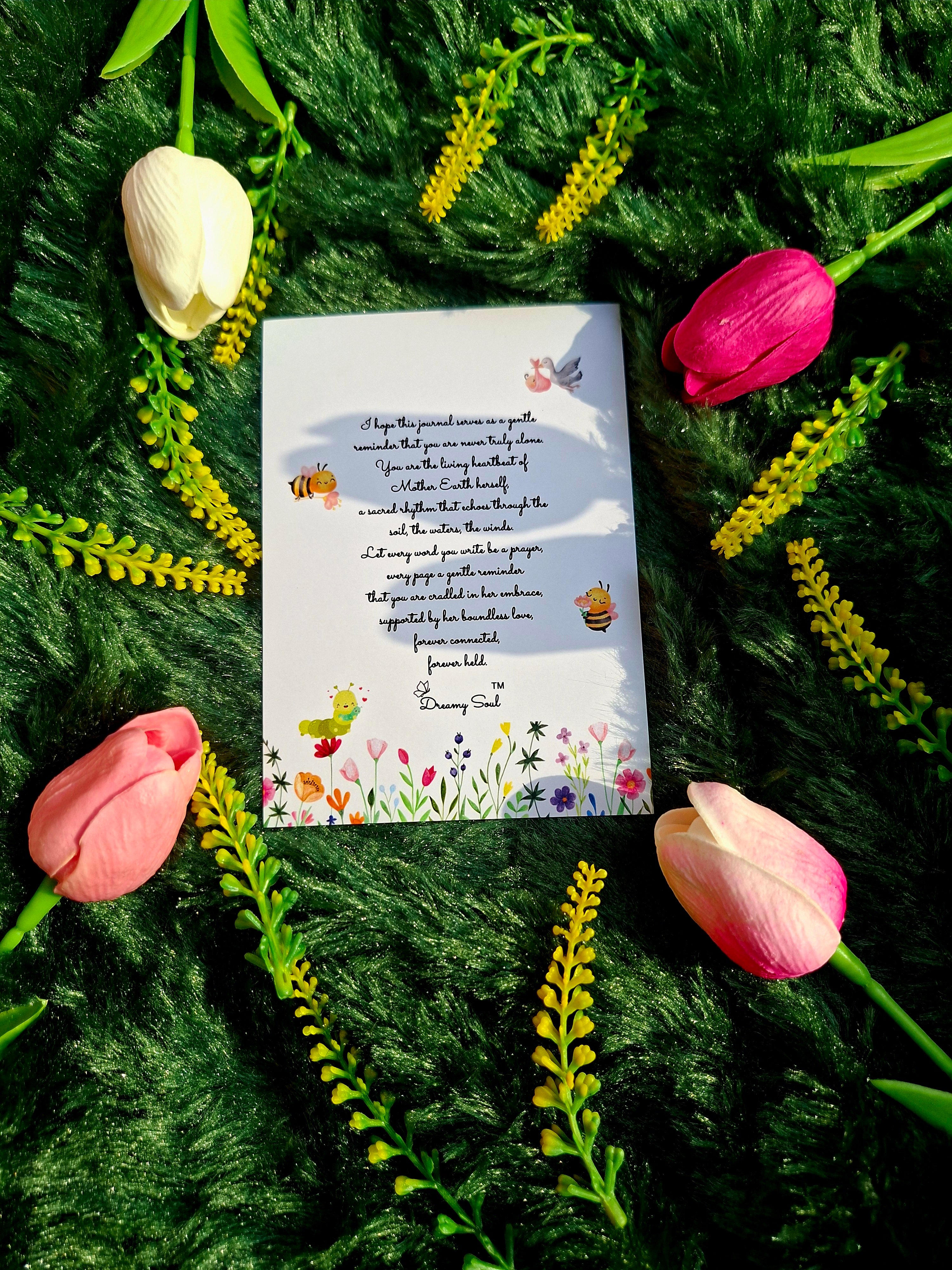 Nurtured by Nature- Spiral Notebook + Affirmation & Meditation Cards