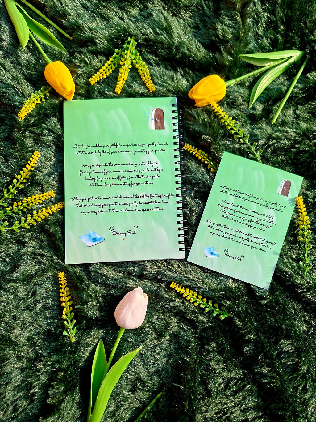 Inner Journey With Yoga- Spiral Notebook + Affirmation & Meditation Cards