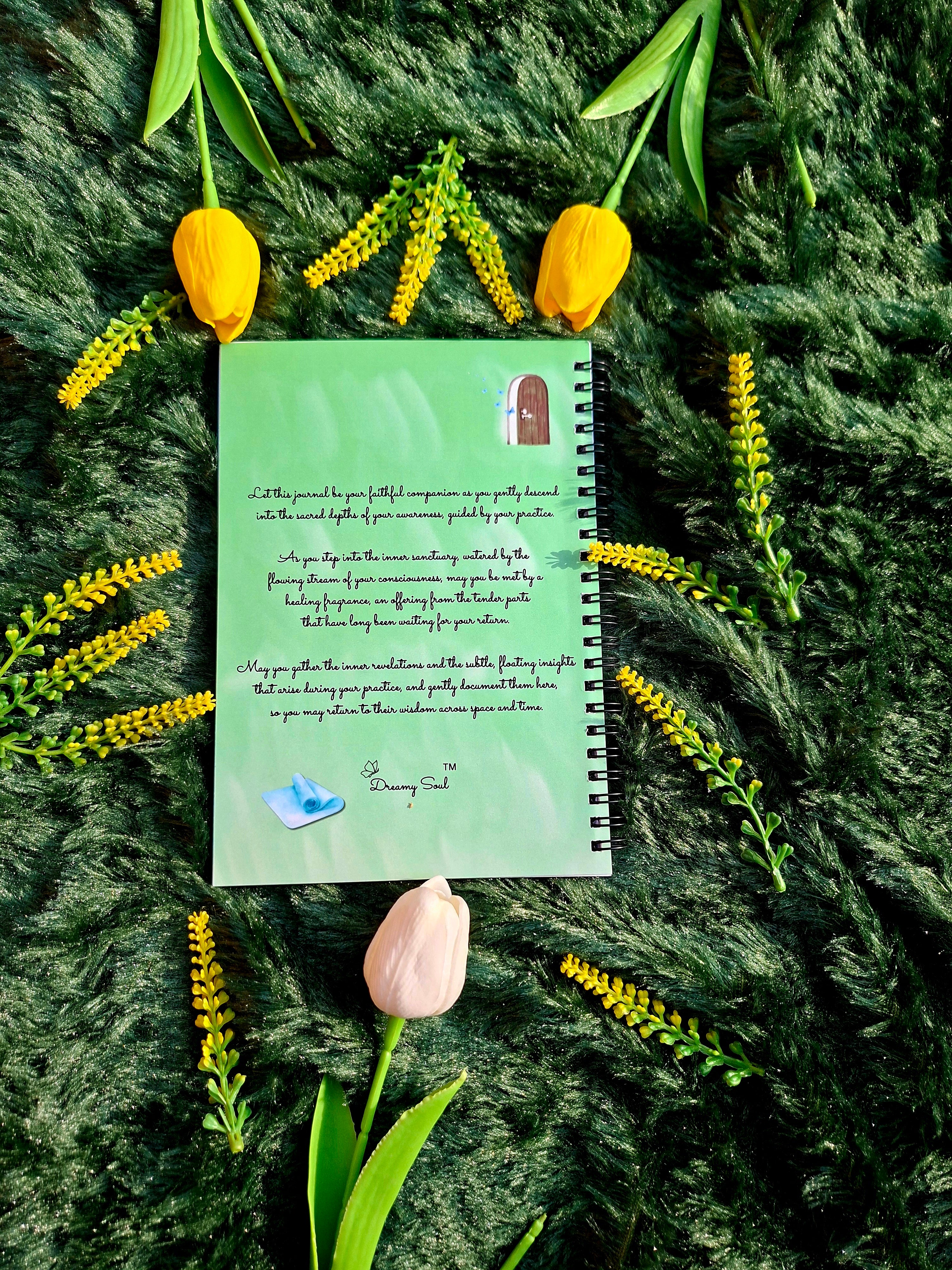 Inner Journey With Yoga- Spiral Notebook + Affirmation & Meditation Cards