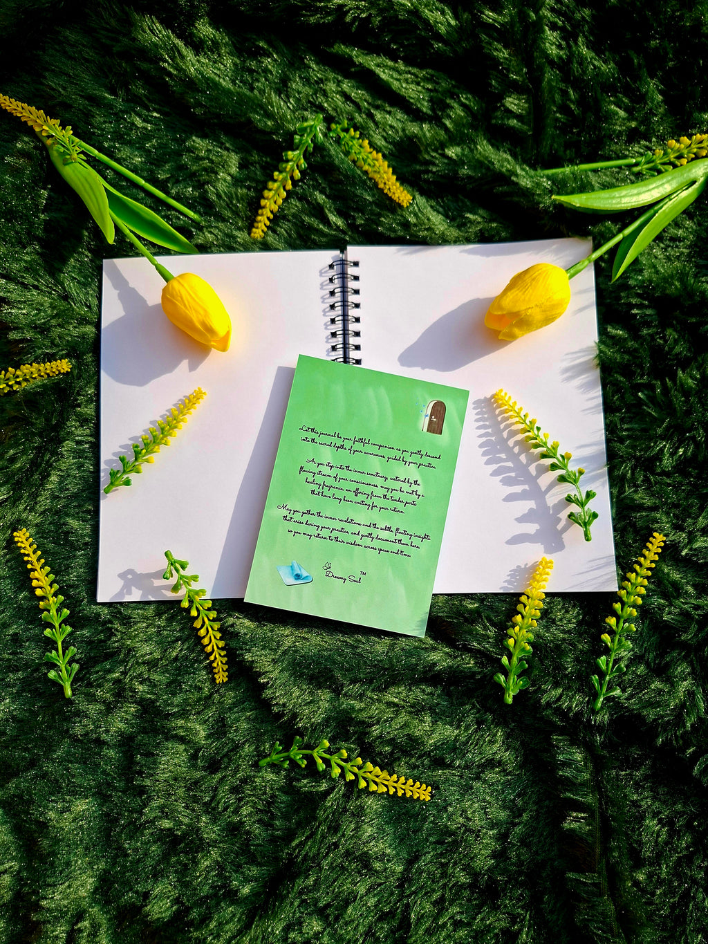 Inner Journey With Yoga- Spiral Notebook + Affirmation & Meditation Cards