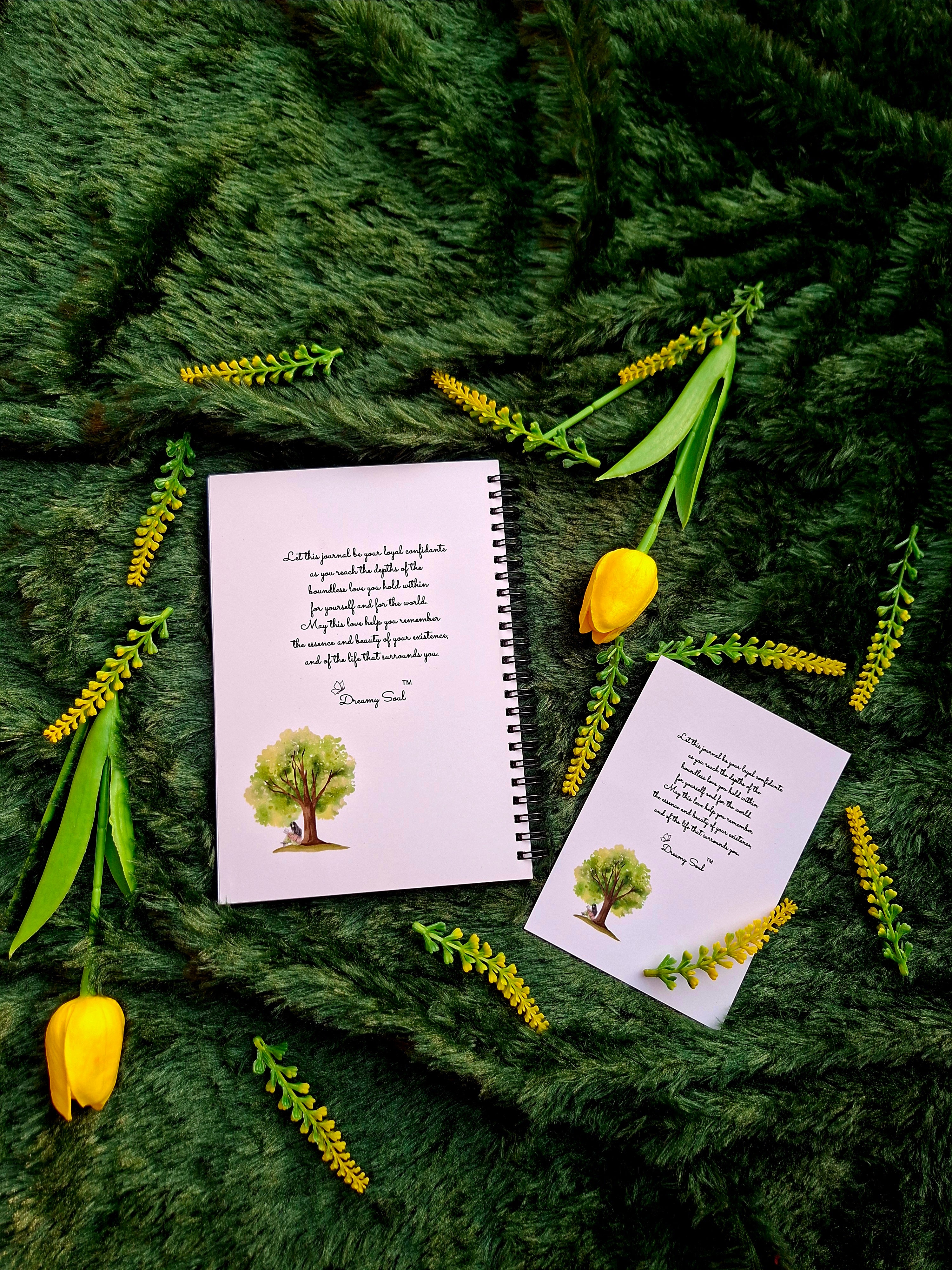 The Art of Self Love - Spiral Notebook + Affirmation & Meditation Cards