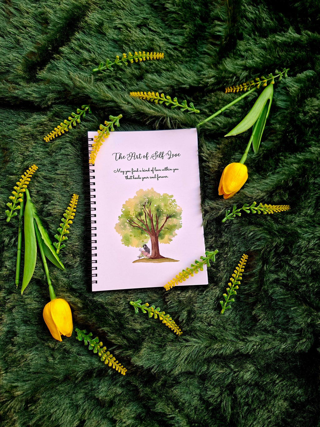 The Art of Self Love - Spiral Notebook + Affirmation & Meditation Cards
