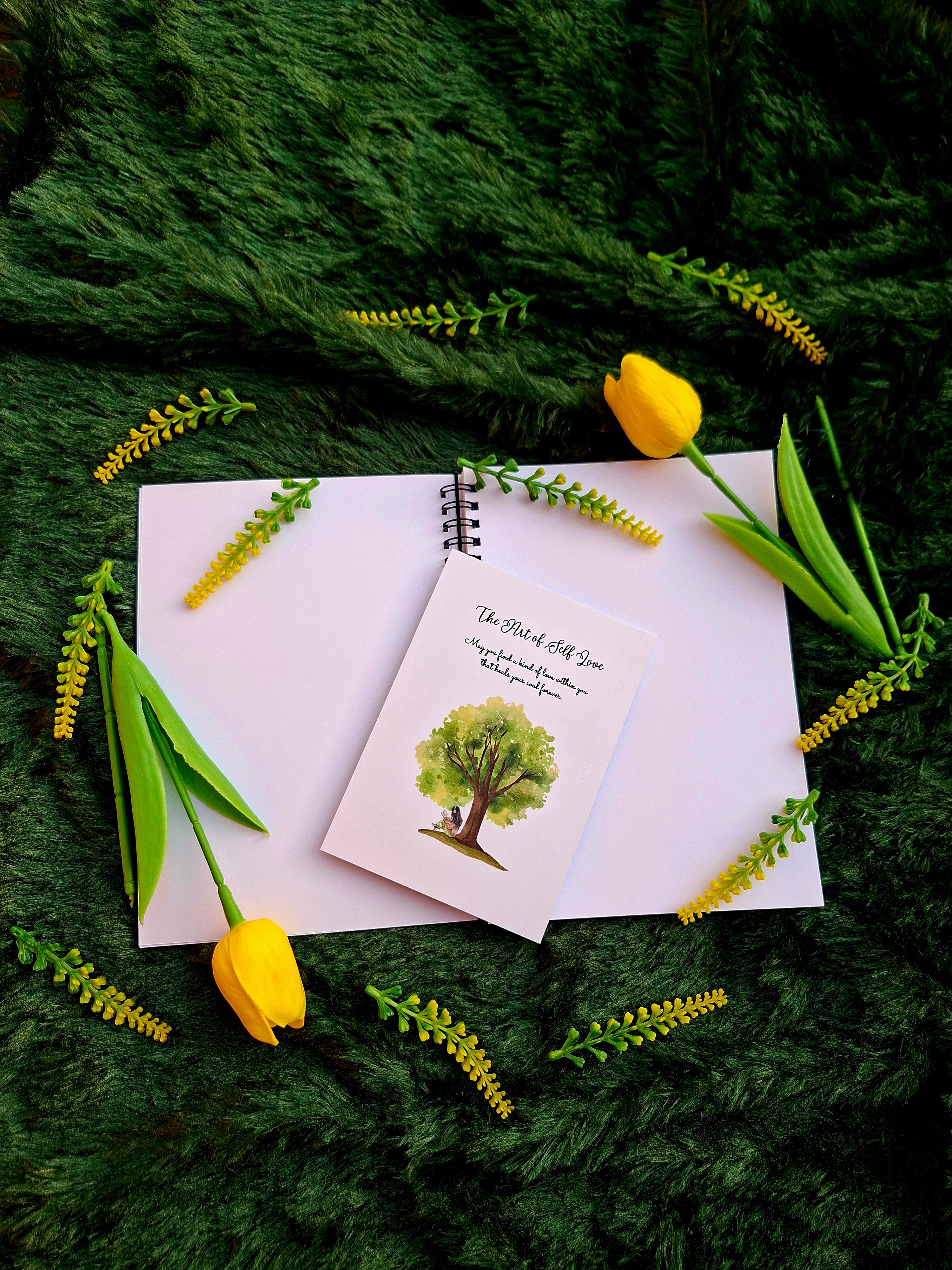 The Art of Self Love - Spiral Notebook + Affirmation & Meditation Cards