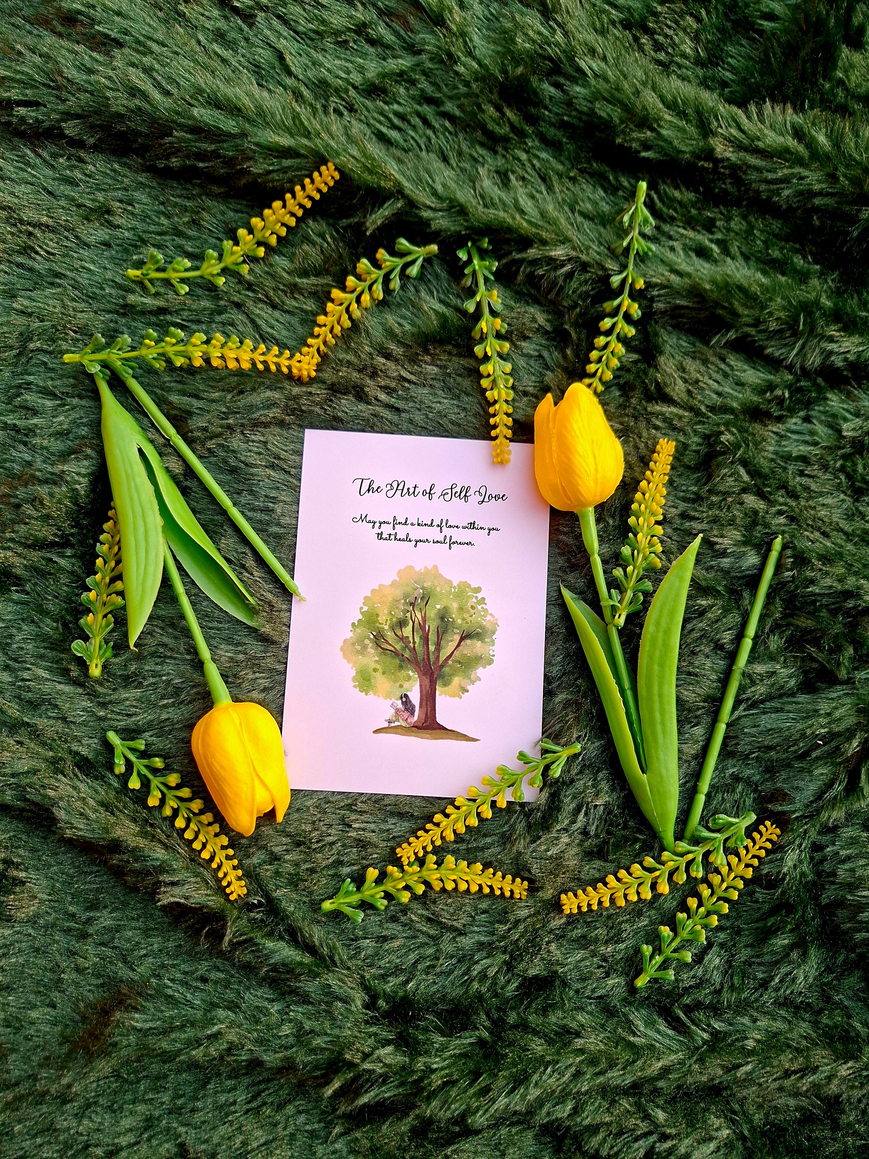 The Art of Self Love - Spiral Notebook + Affirmation & Meditation Cards