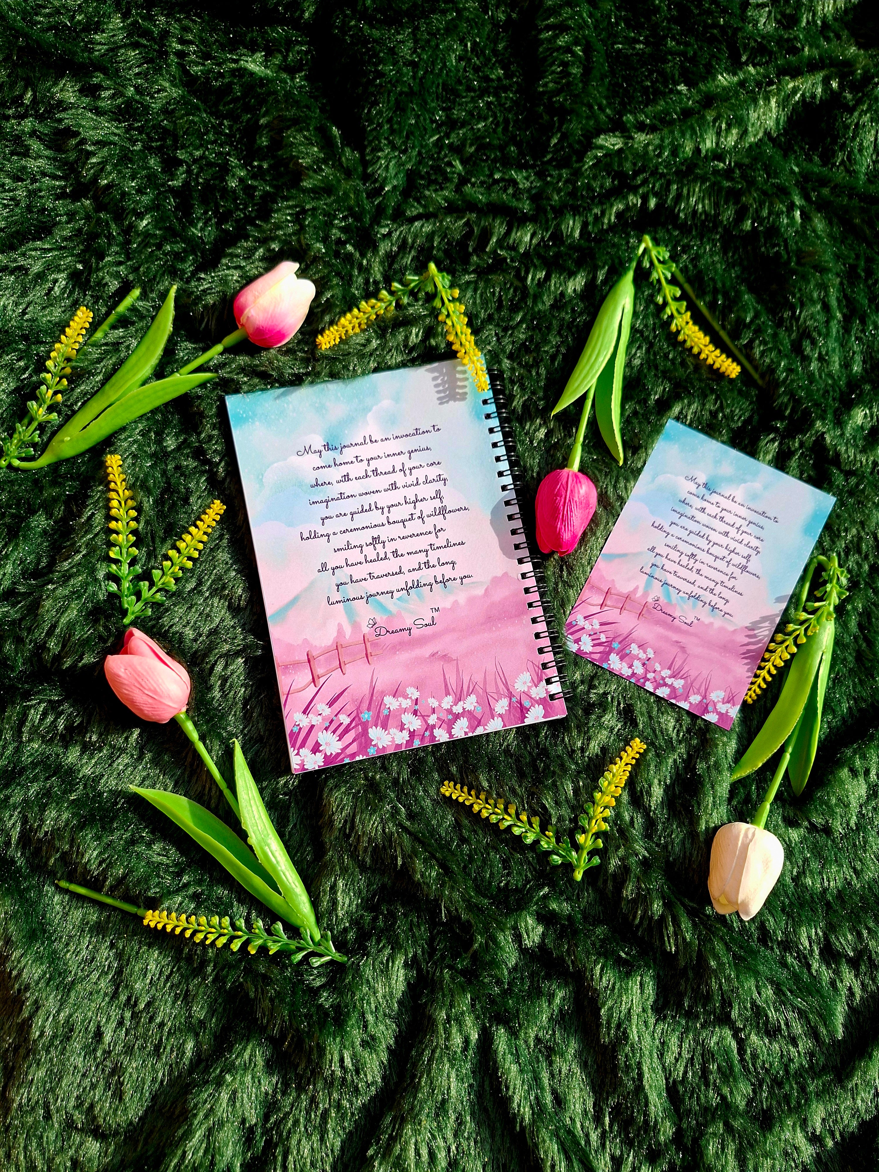 Meet and Greet With Higher Self - Spiral Notebook + Affirmation & Meditation Cards