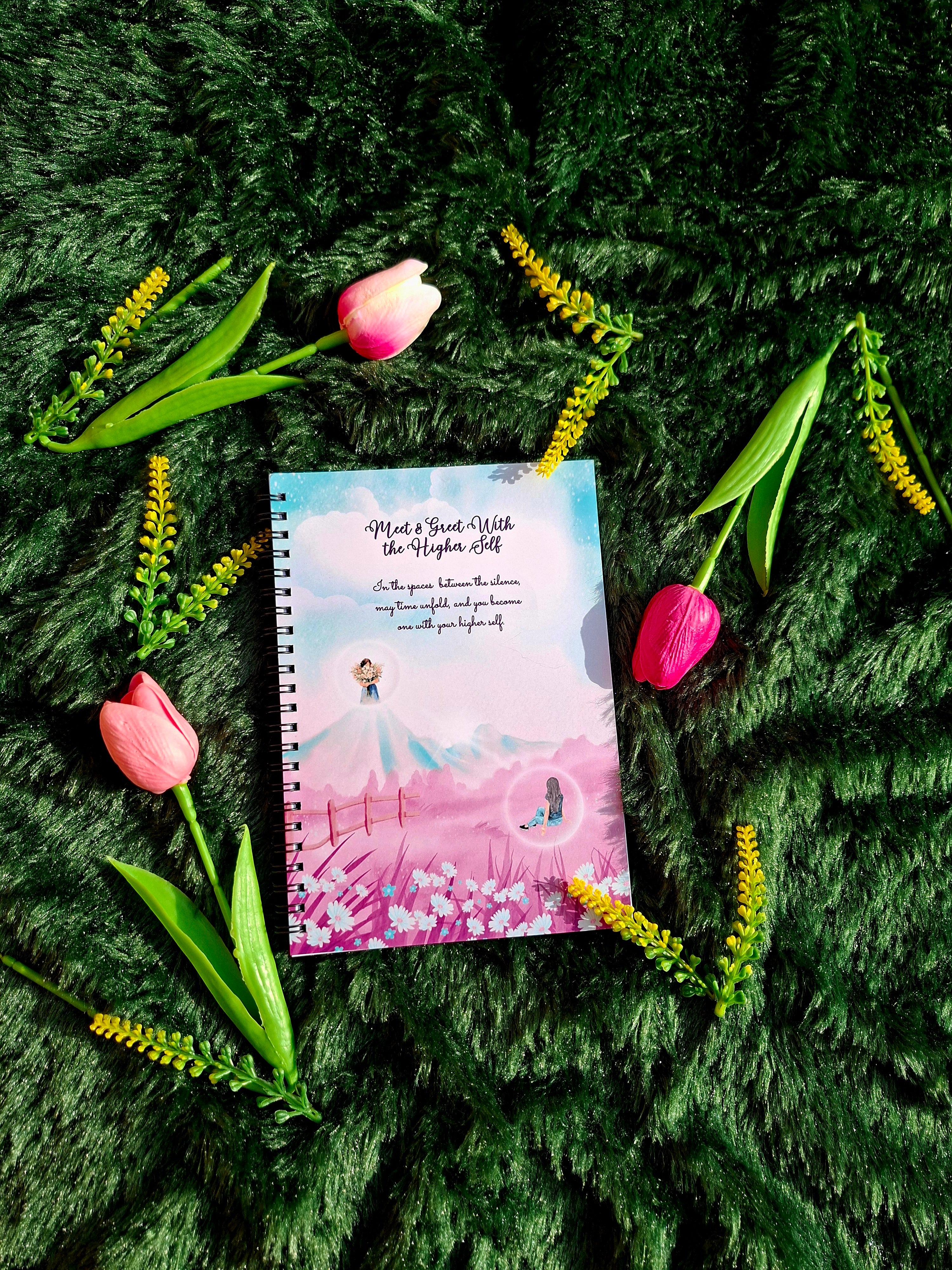Meet and Greet With Higher Self - Spiral Notebook + Affirmation & Meditation Cards