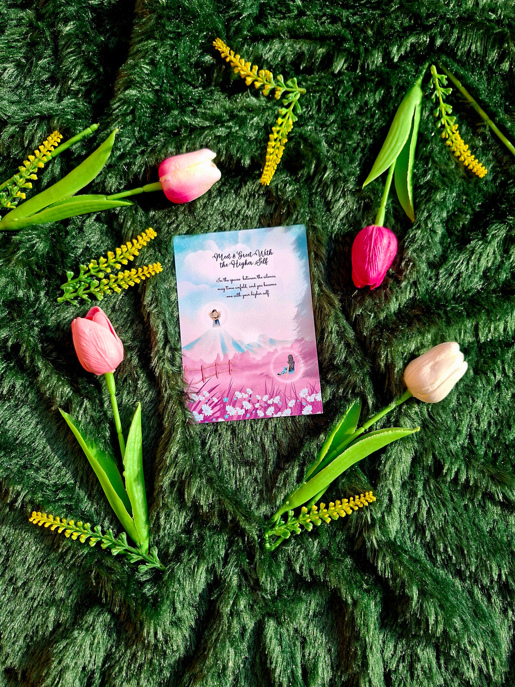 Meet and Greet With Higher Self - Spiral Notebook + Affirmation & Meditation Cards