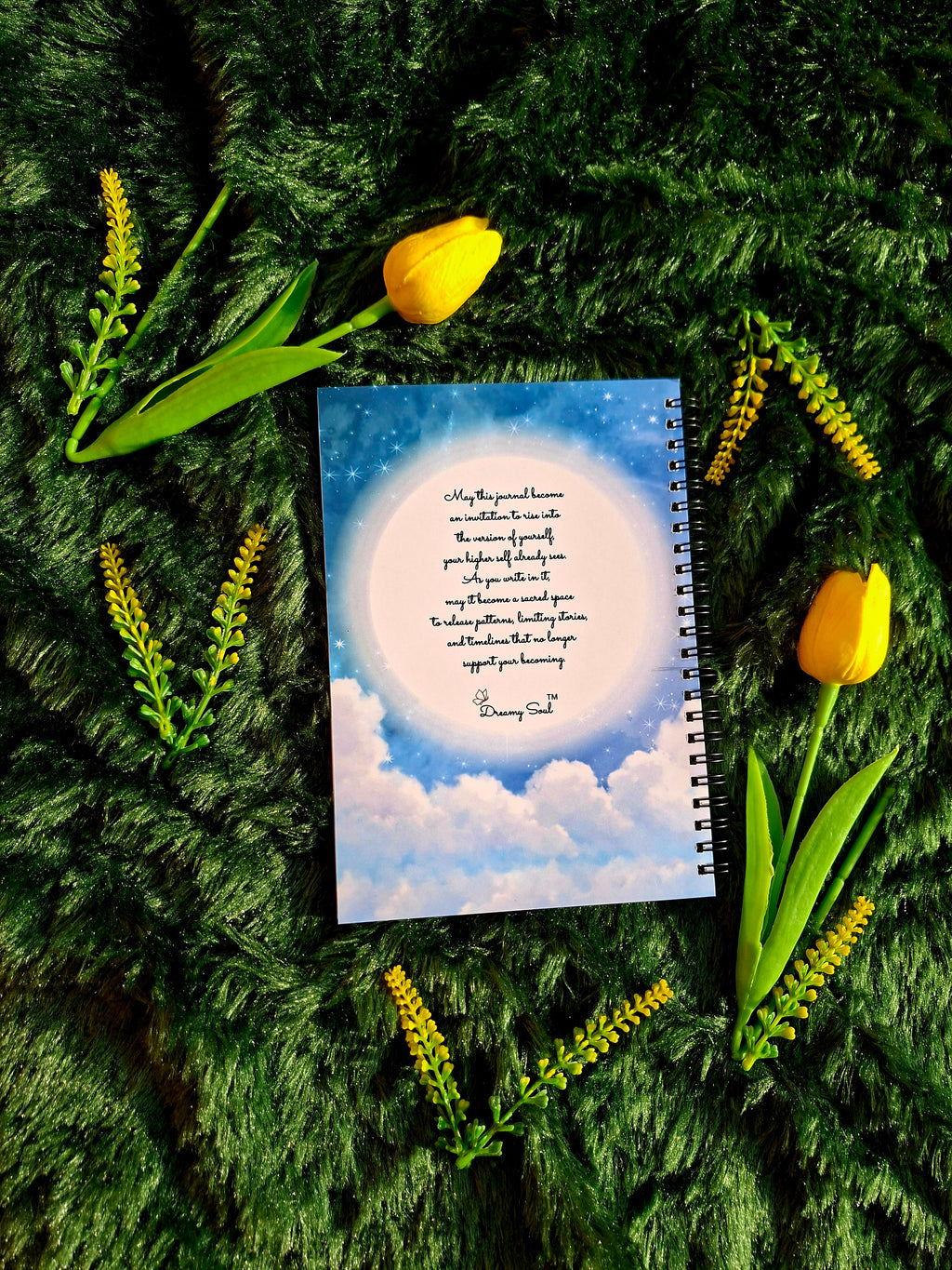 Stepping into an Elevated Timeline - Spiral Notebook + Affirmation & Meditation Cards