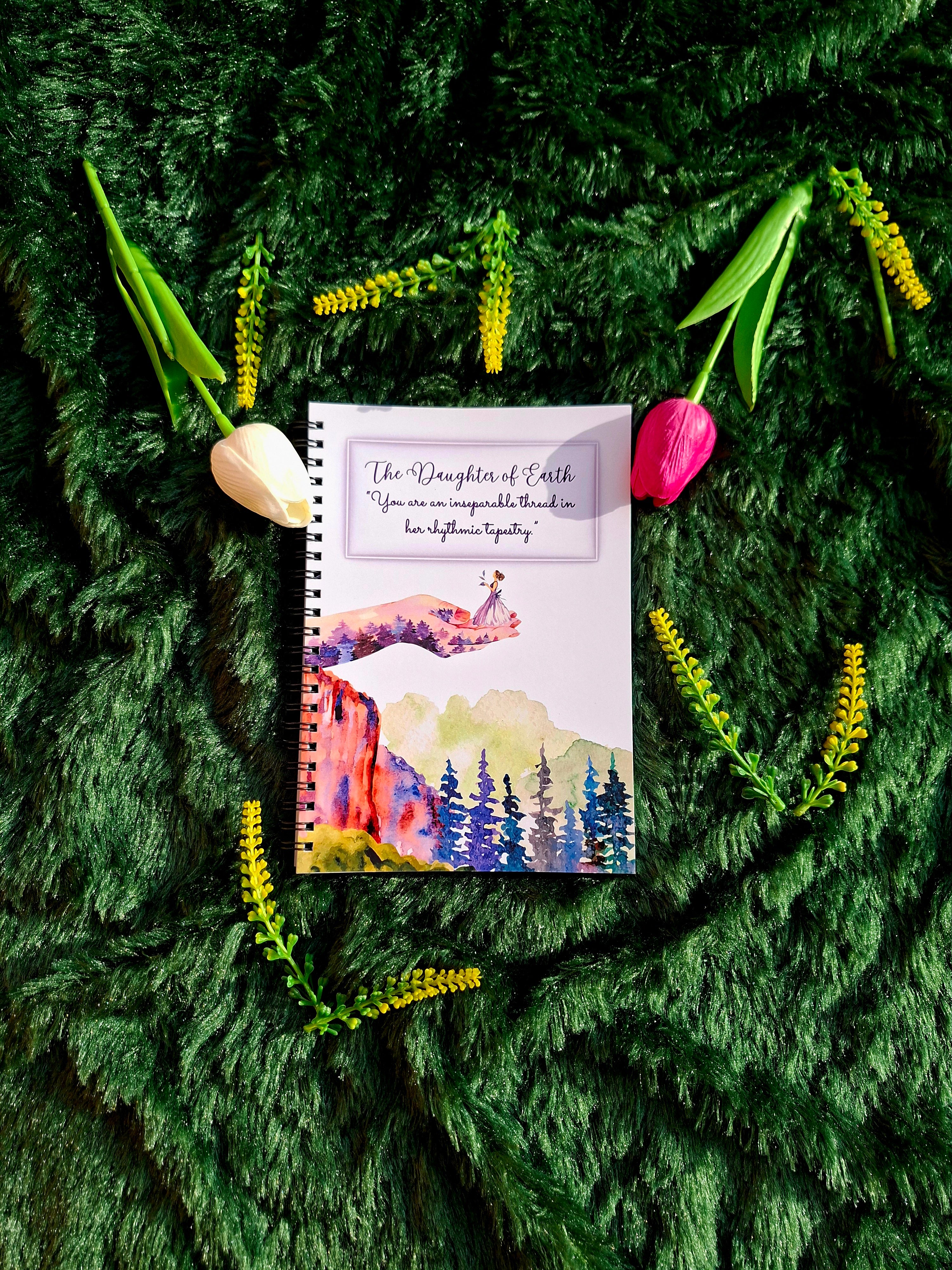 The Daughter of Earth - Spiral Notebook + Affirmation & Meditation Cards