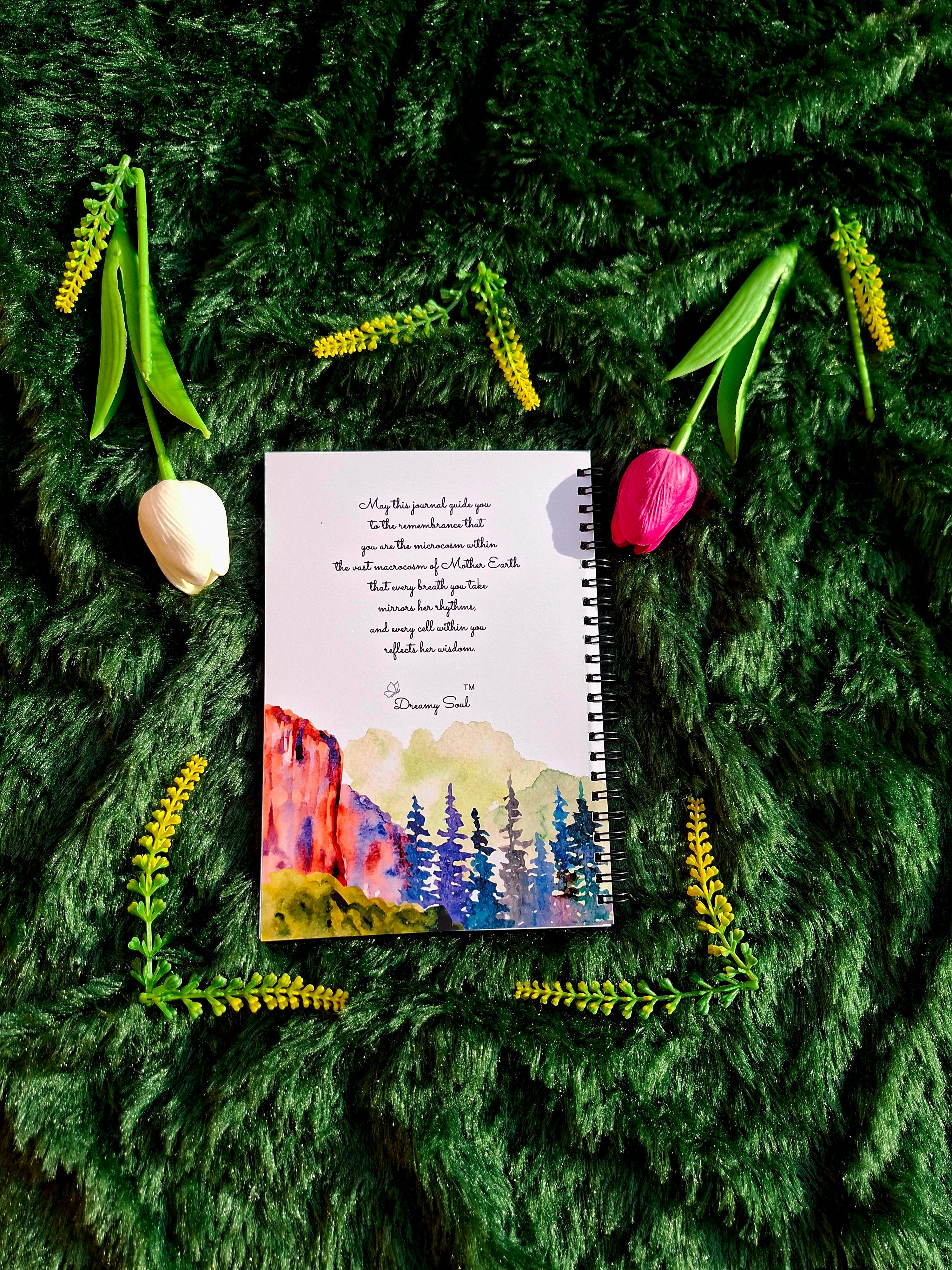 The Daughter of Earth - Spiral Notebook + Affirmation & Meditation Cards