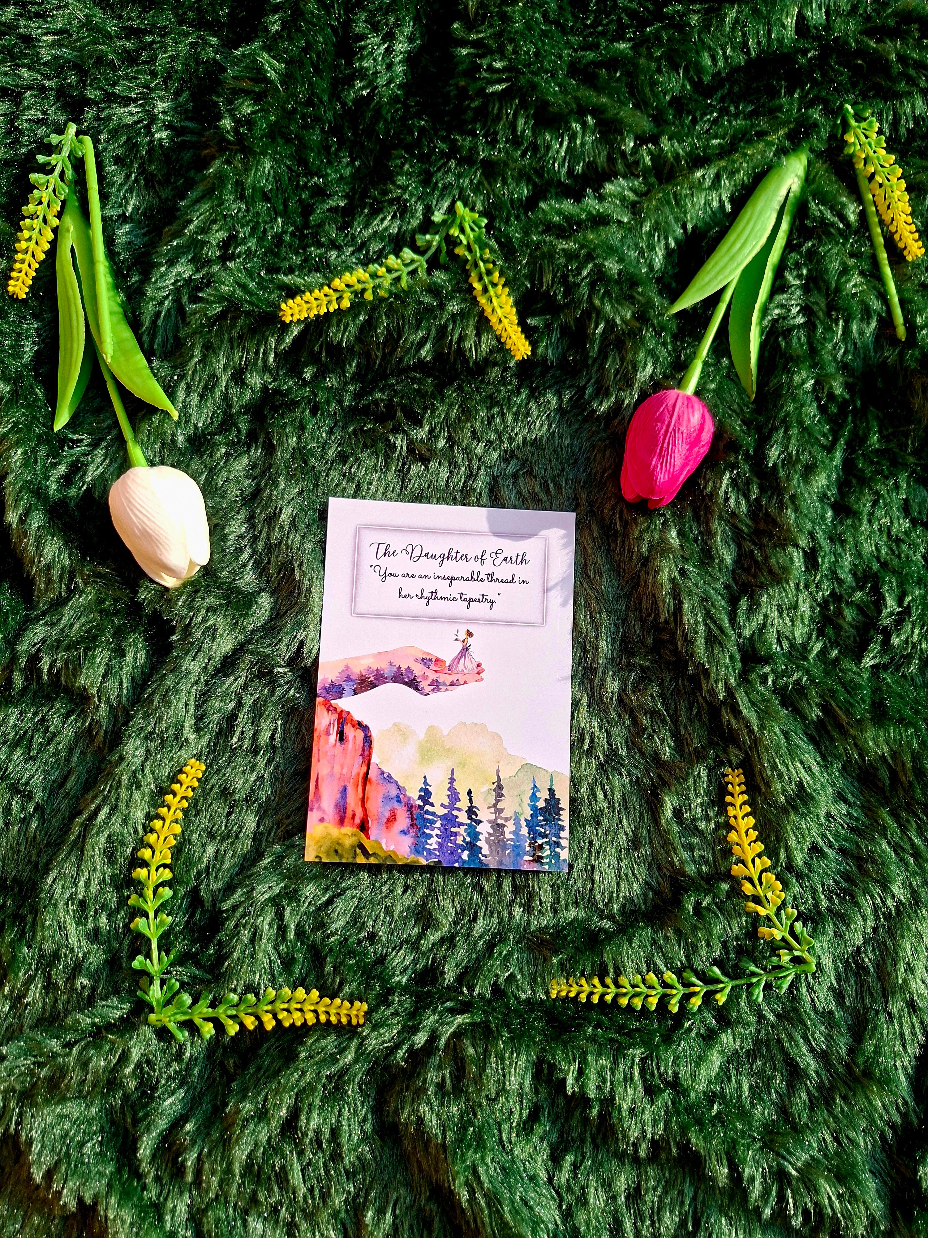 The Daughter of Earth - Spiral Notebook + Affirmation & Meditation Cards