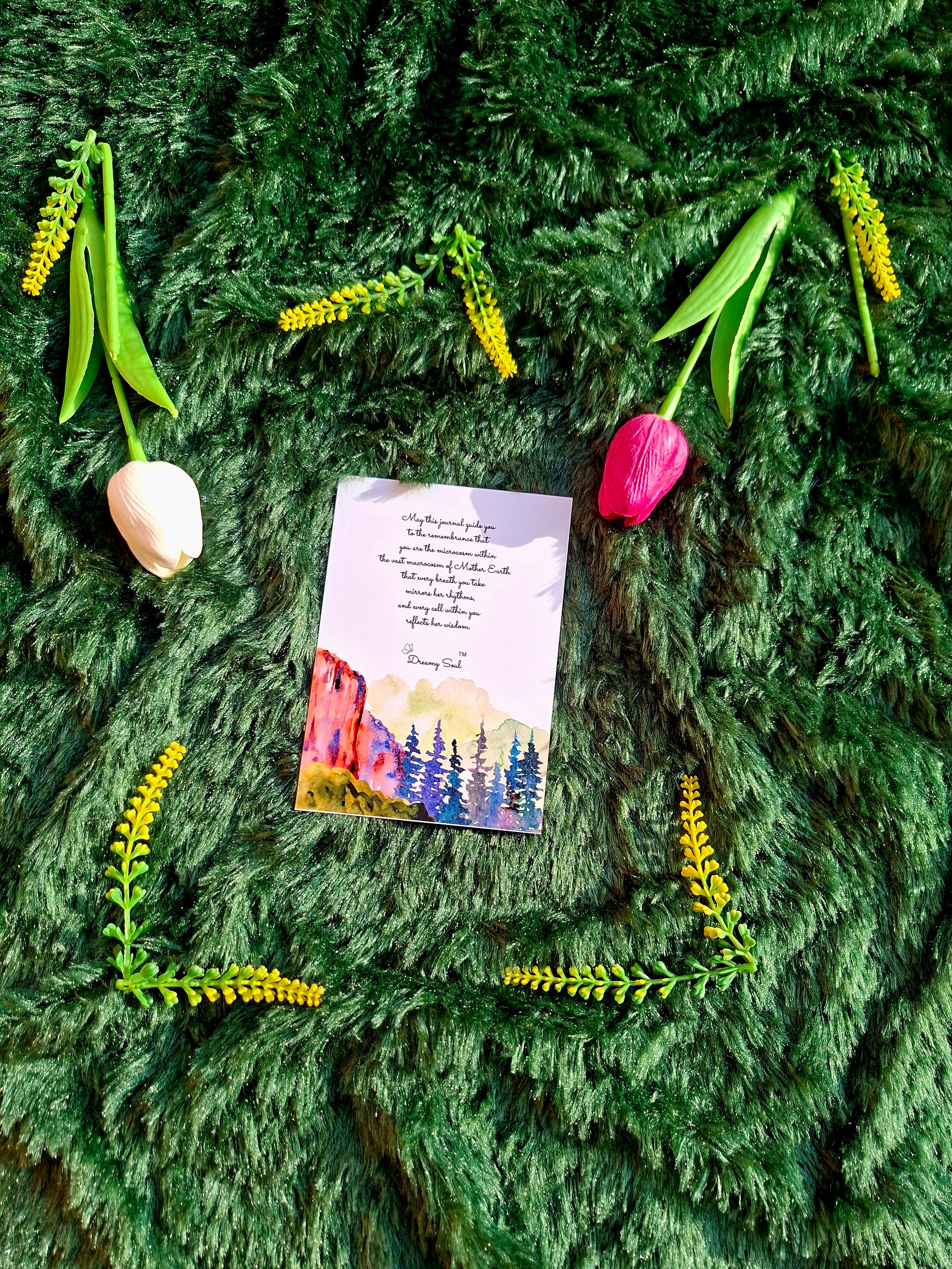 The Daughter of Earth - Spiral Notebook + Affirmation & Meditation Cards