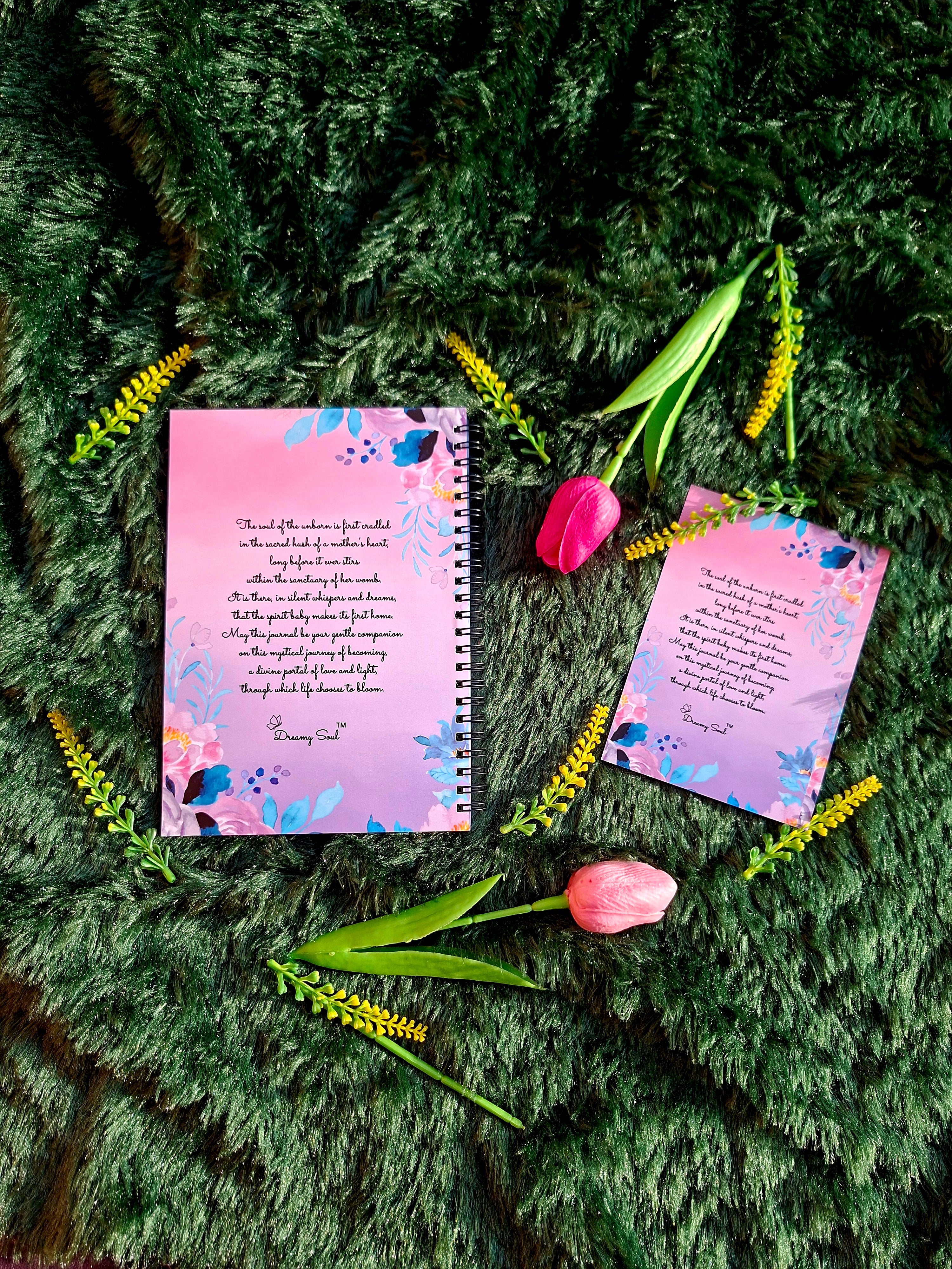 Soul Based Motherhood- Spiral Notebook + Affirmation & Meditation Cards