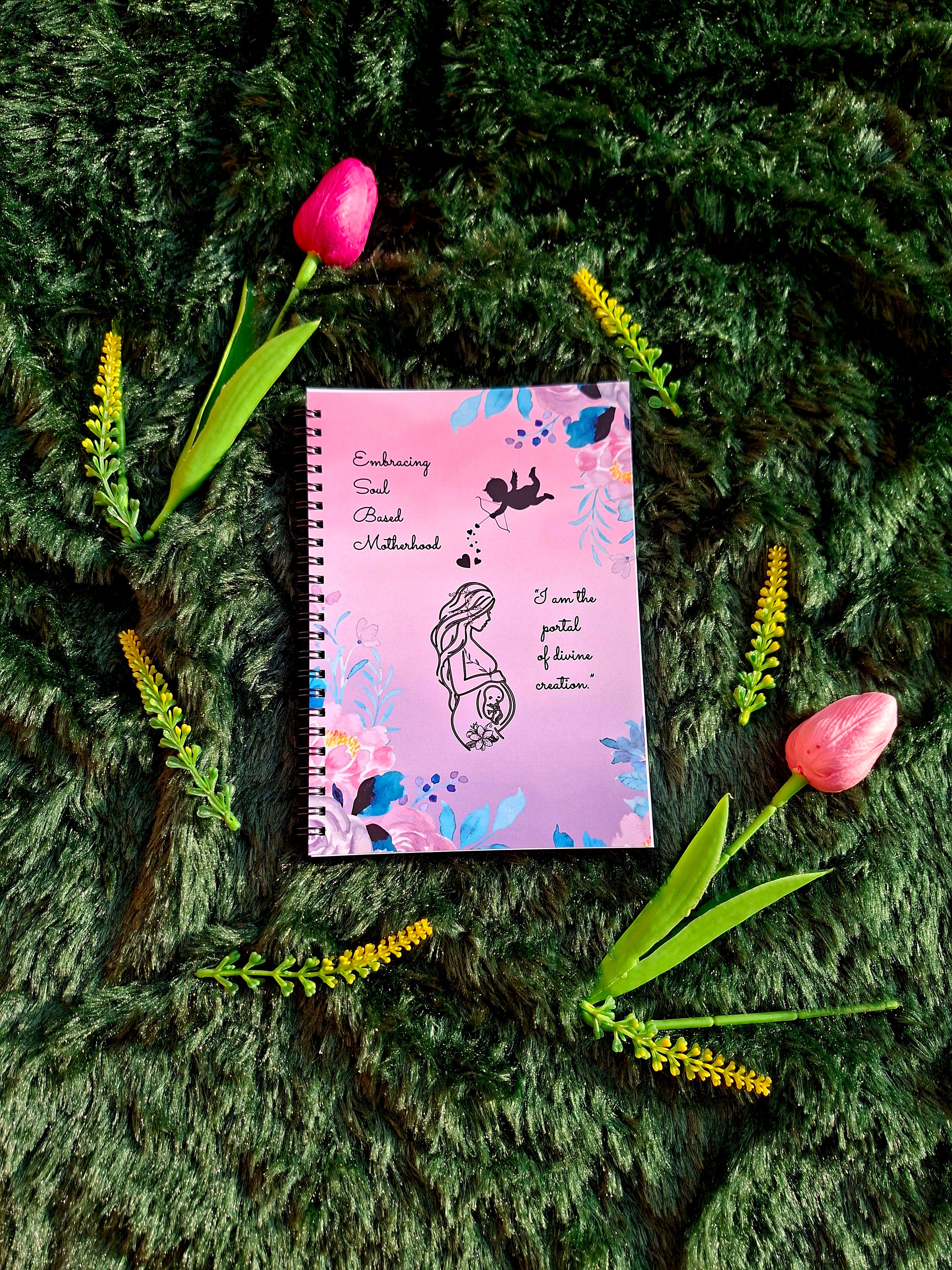 Soul Based Motherhood- Spiral Notebook + Affirmation & Meditation Cards