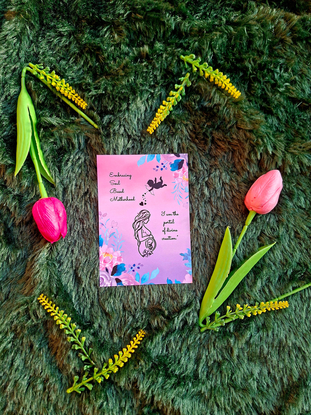 Soul Based Motherhood- Spiral Notebook + Affirmation & Meditation Cards
