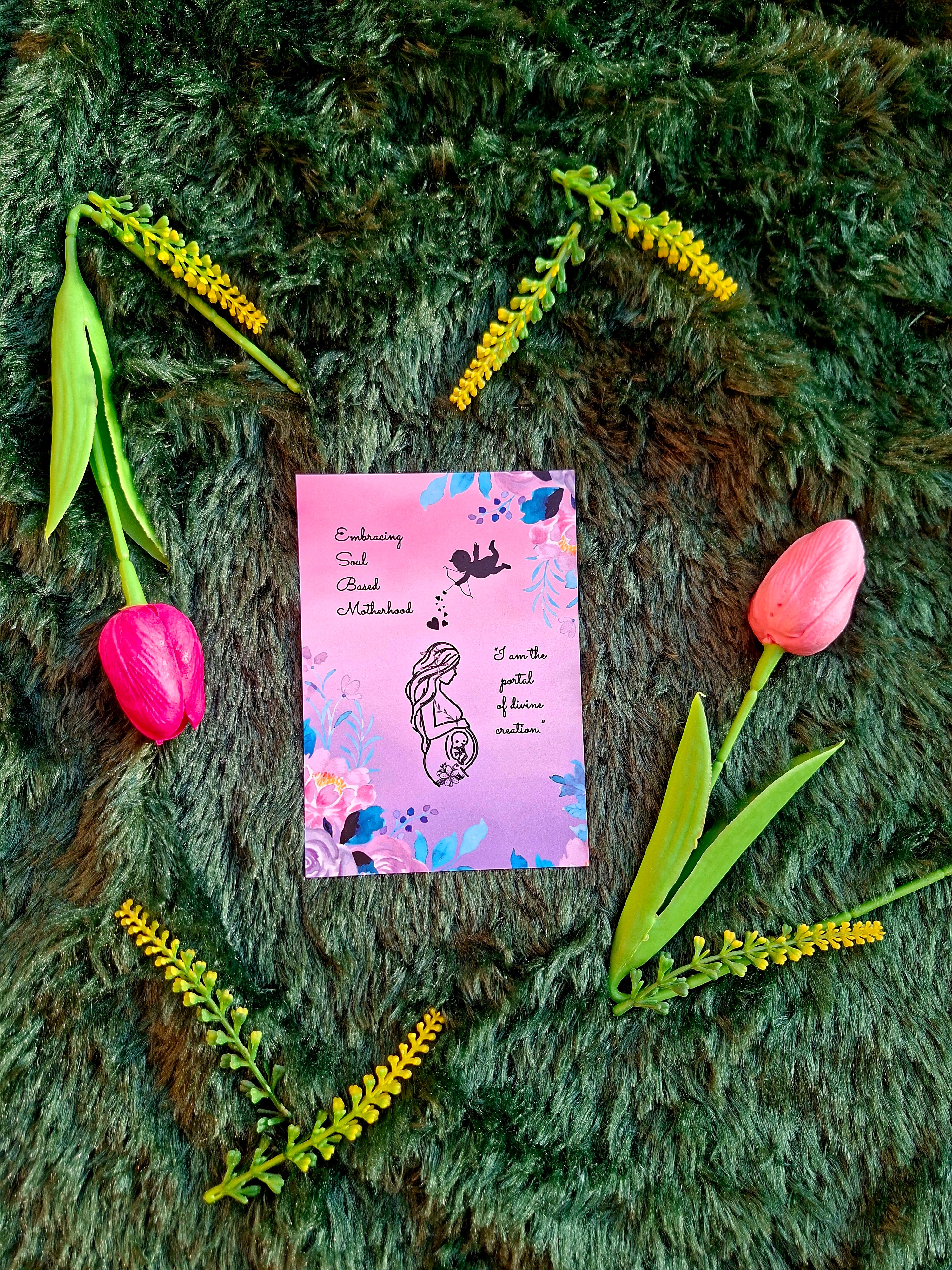 Soul Based Motherhood- Spiral Notebook + Affirmation & Meditation Cards