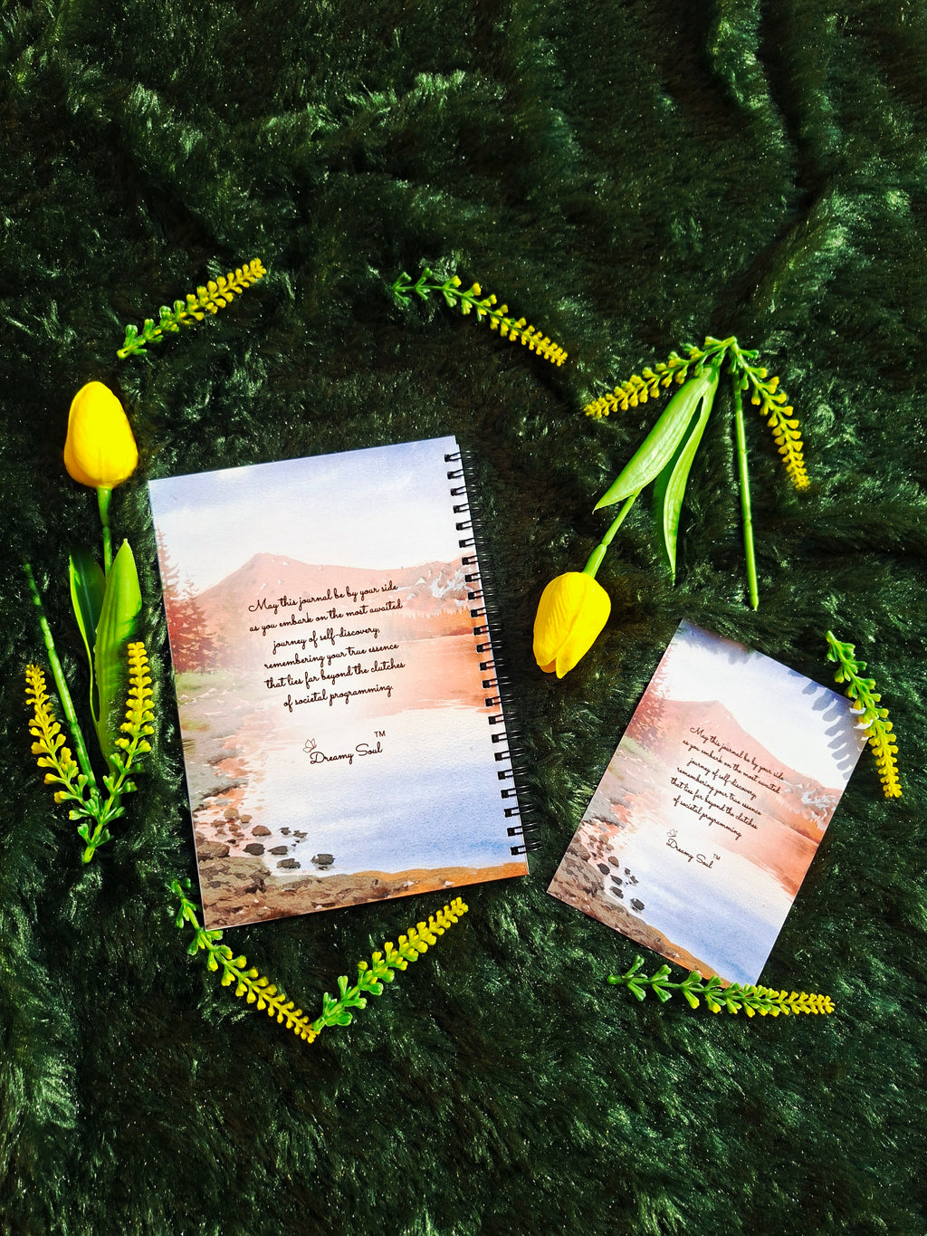 A Journey of Self Discovery - Spiral Notebook + Affirmation & Meditation Cards