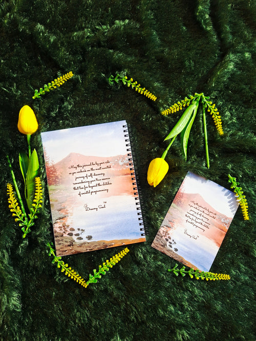 A Journey of Self Discovery - Spiral Notebook + Affirmation & Meditation Cards