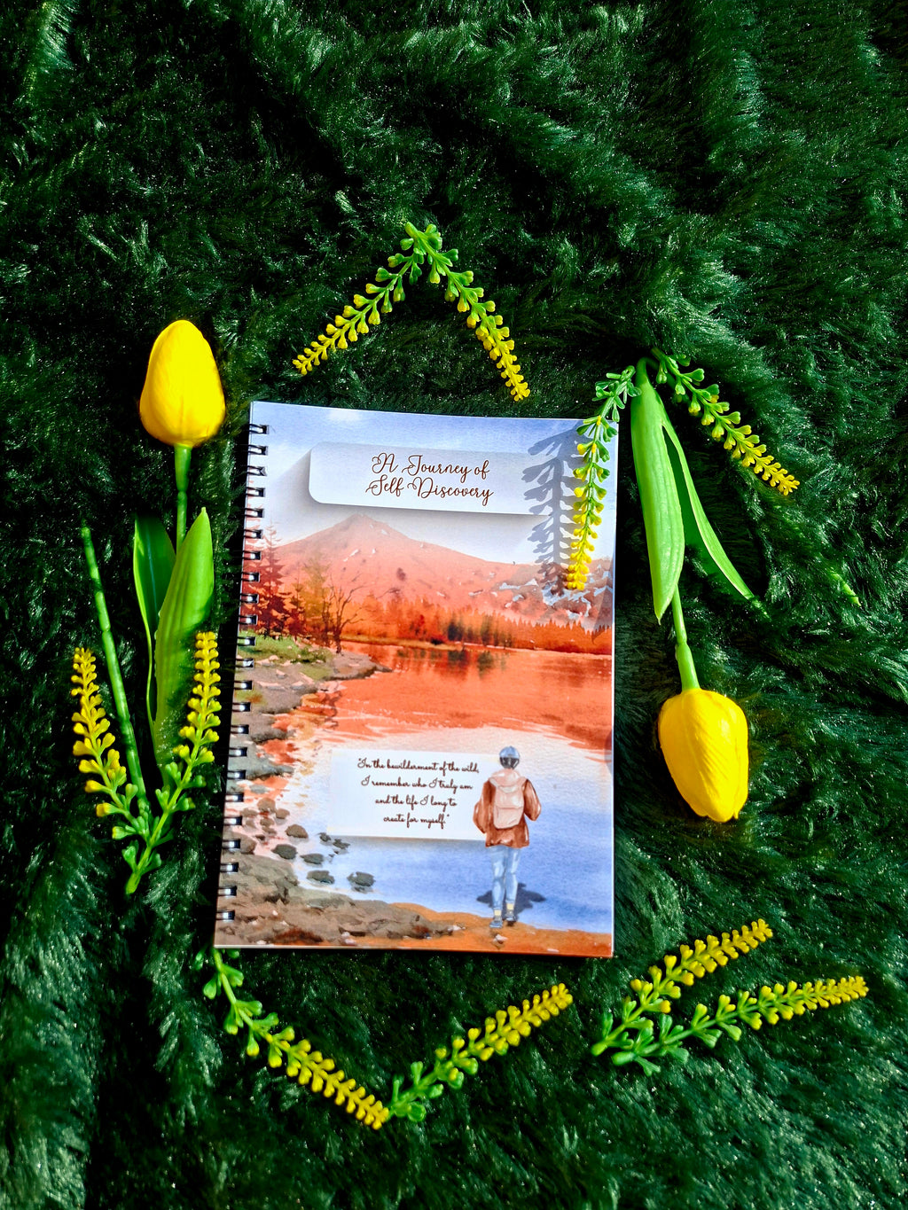 A Journey of Self Discovery - Spiral Notebook + Affirmation & Meditation Cards