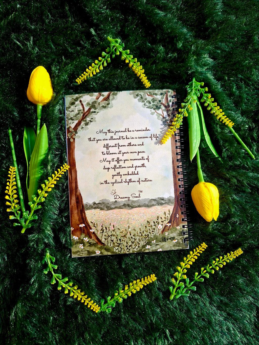 An Unhurried Life - Spiral Notebook + Affirmation & Meditation Cards