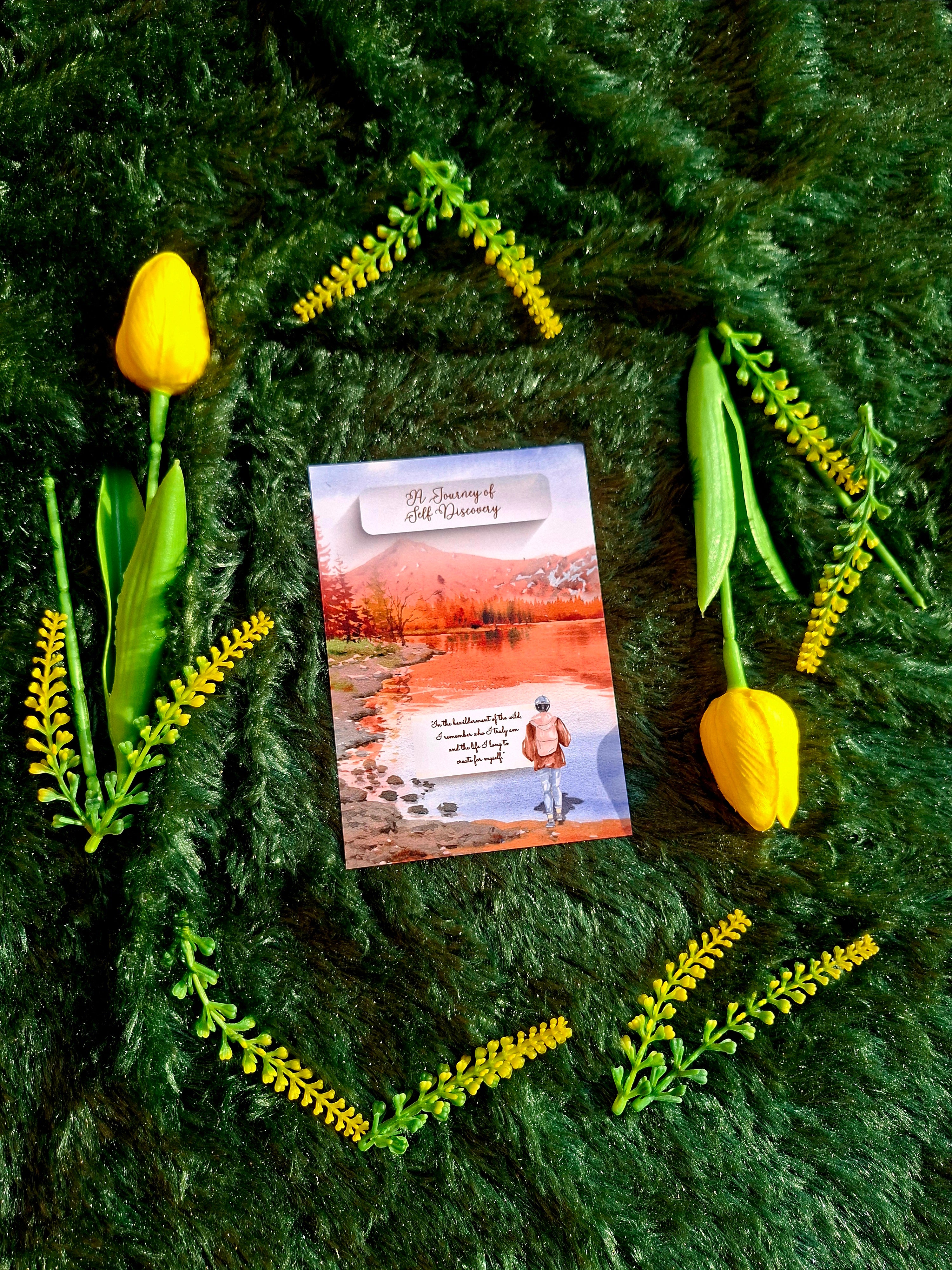 A Journey of Self Discovery - Spiral Notebook + Affirmation & Meditation Cards
