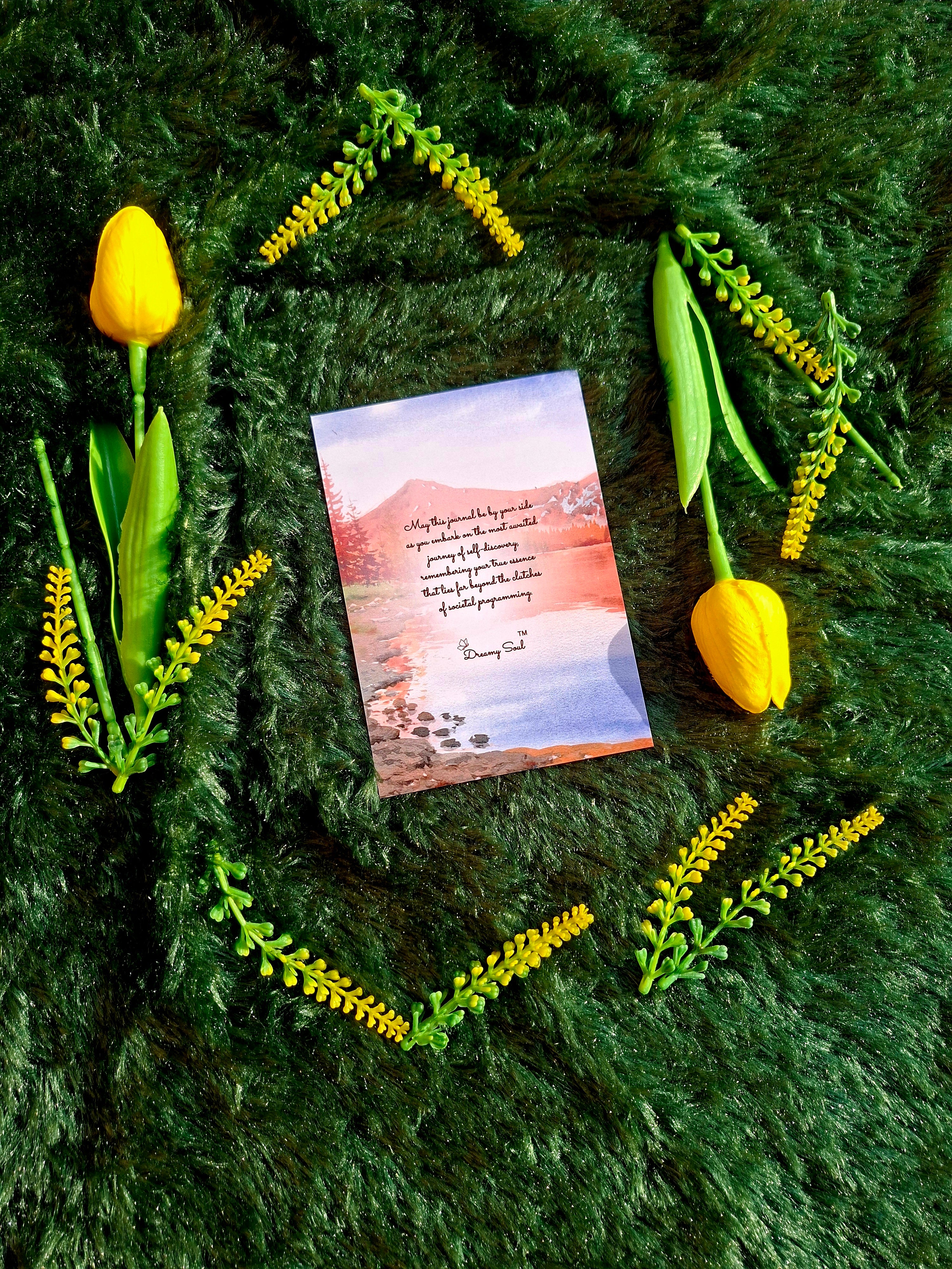 A Journey of Self Discovery - Spiral Notebook + Affirmation & Meditation Cards