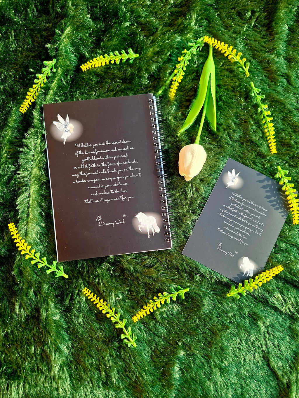 Inviting Sacred Union- Spiral Notebook + Affirmation & Meditation Cards