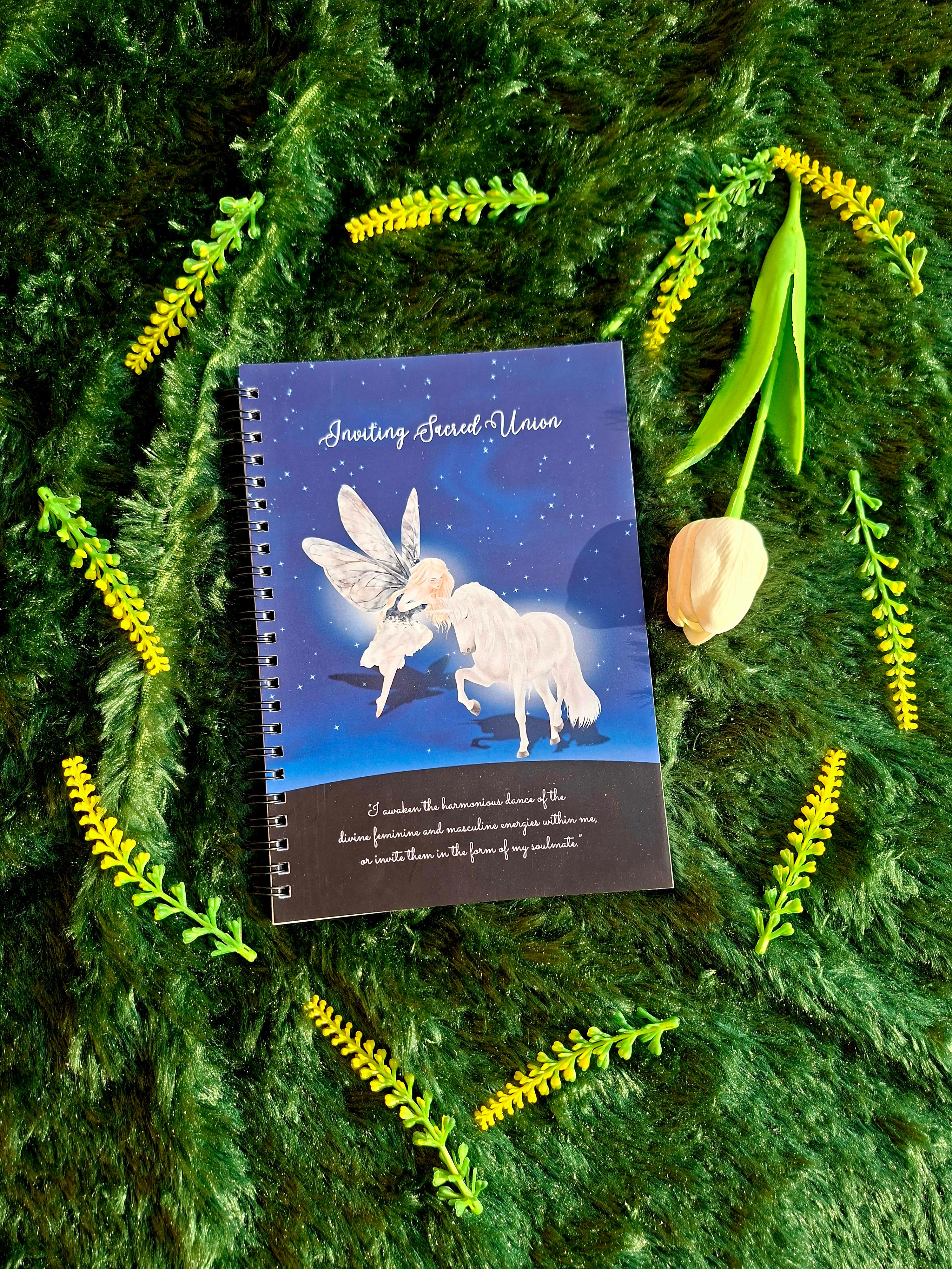 Inviting Sacred Union- Spiral Notebook + Affirmation & Meditation Cards