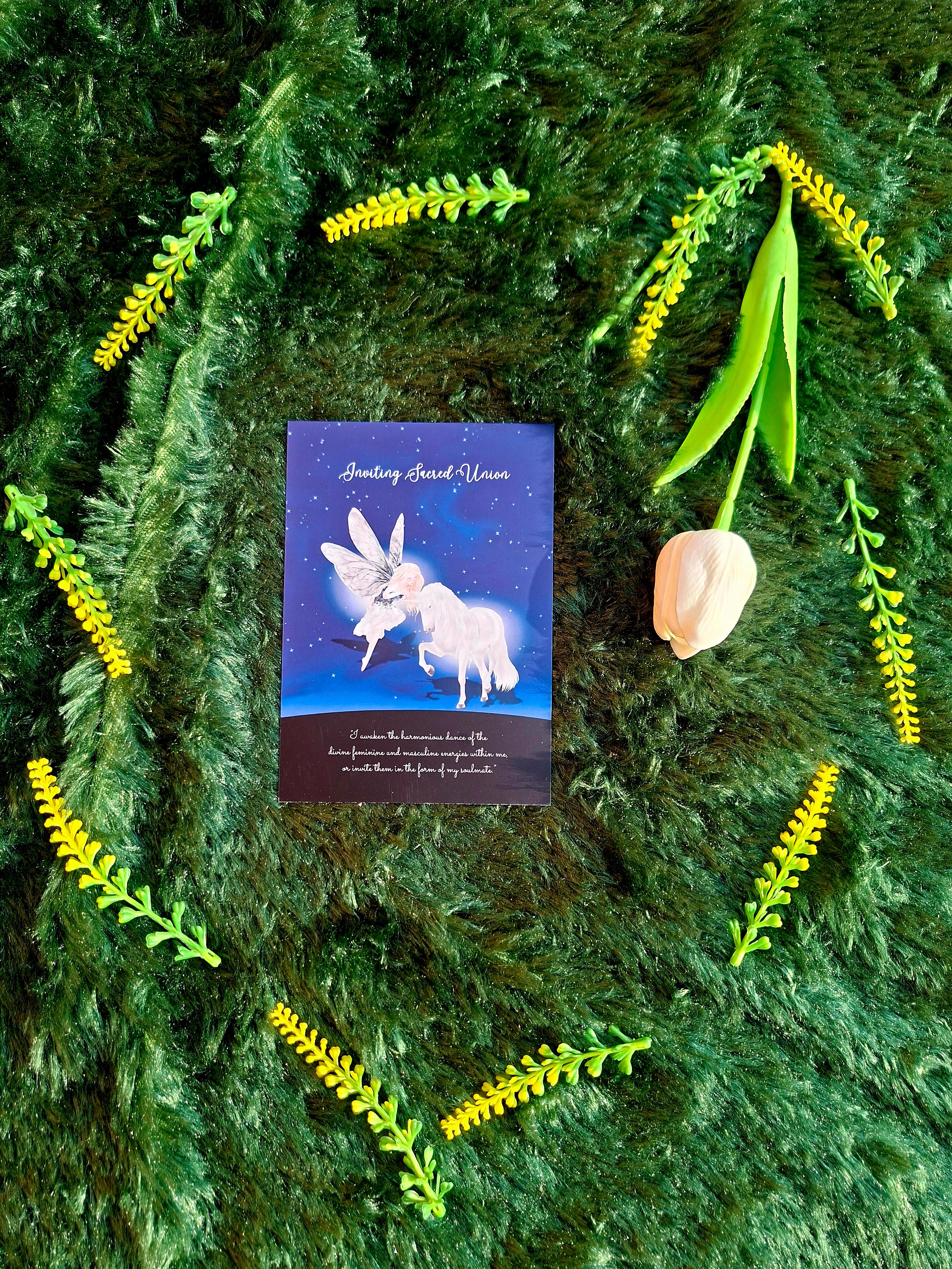 Inviting Sacred Union- Spiral Notebook + Affirmation & Meditation Cards