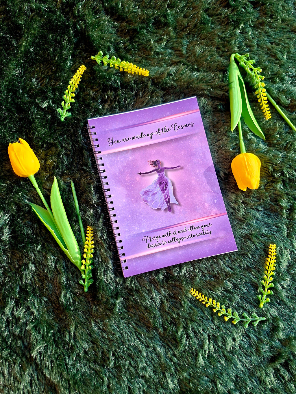You are made up of the Cosmos- Spiral Notebook + Affirmation & Meditation Cards