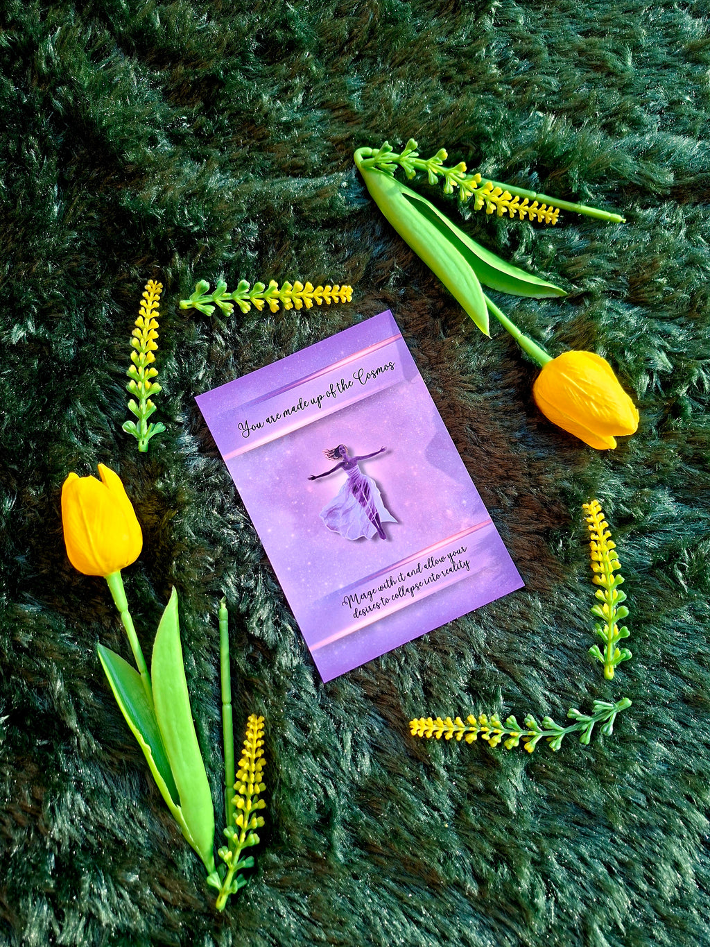 You are made up of the Cosmos- Spiral Notebook + Affirmation & Meditation Cards