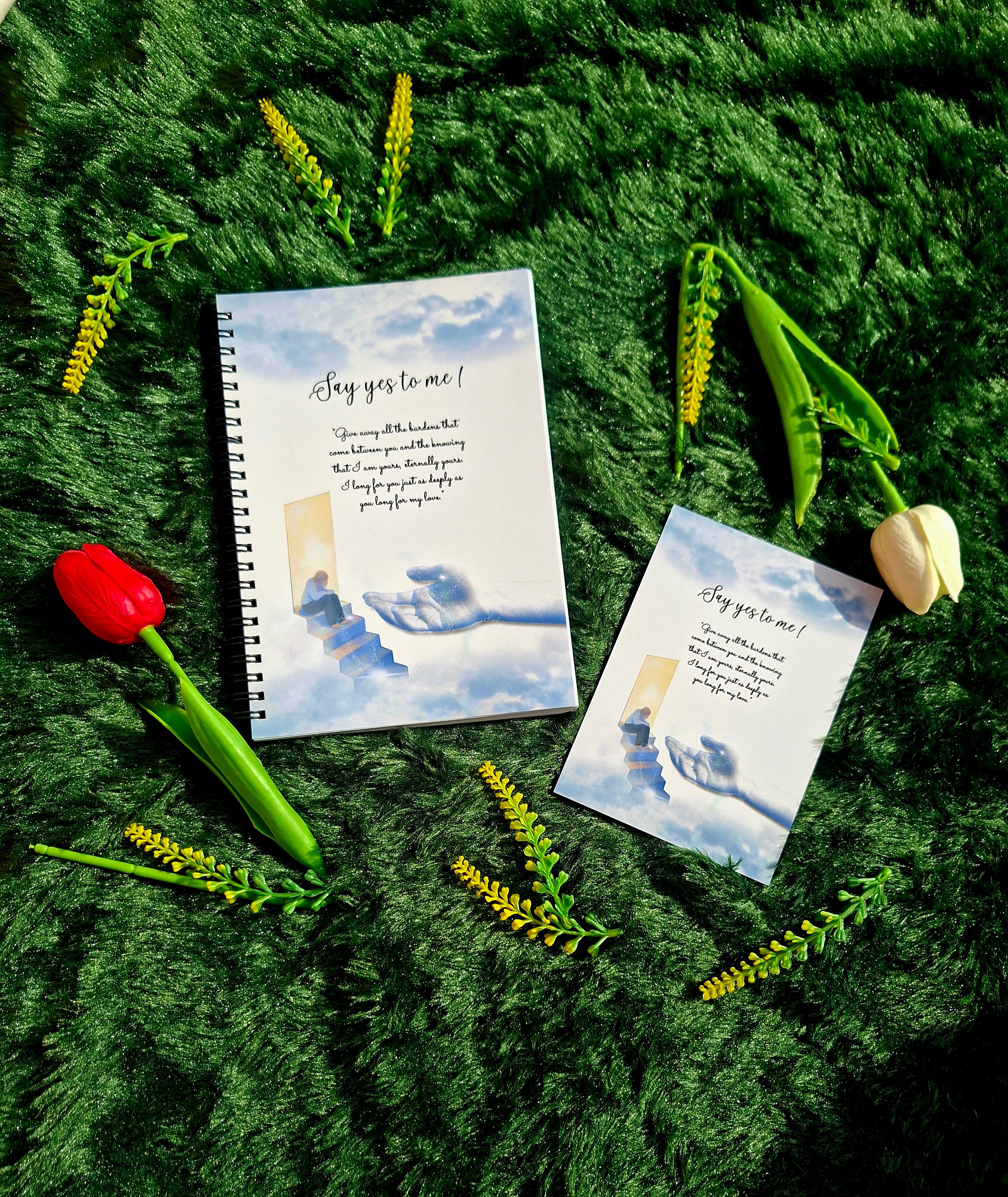 Say yes to me! - Spiral Notebook + Affirmation & Meditation Cards