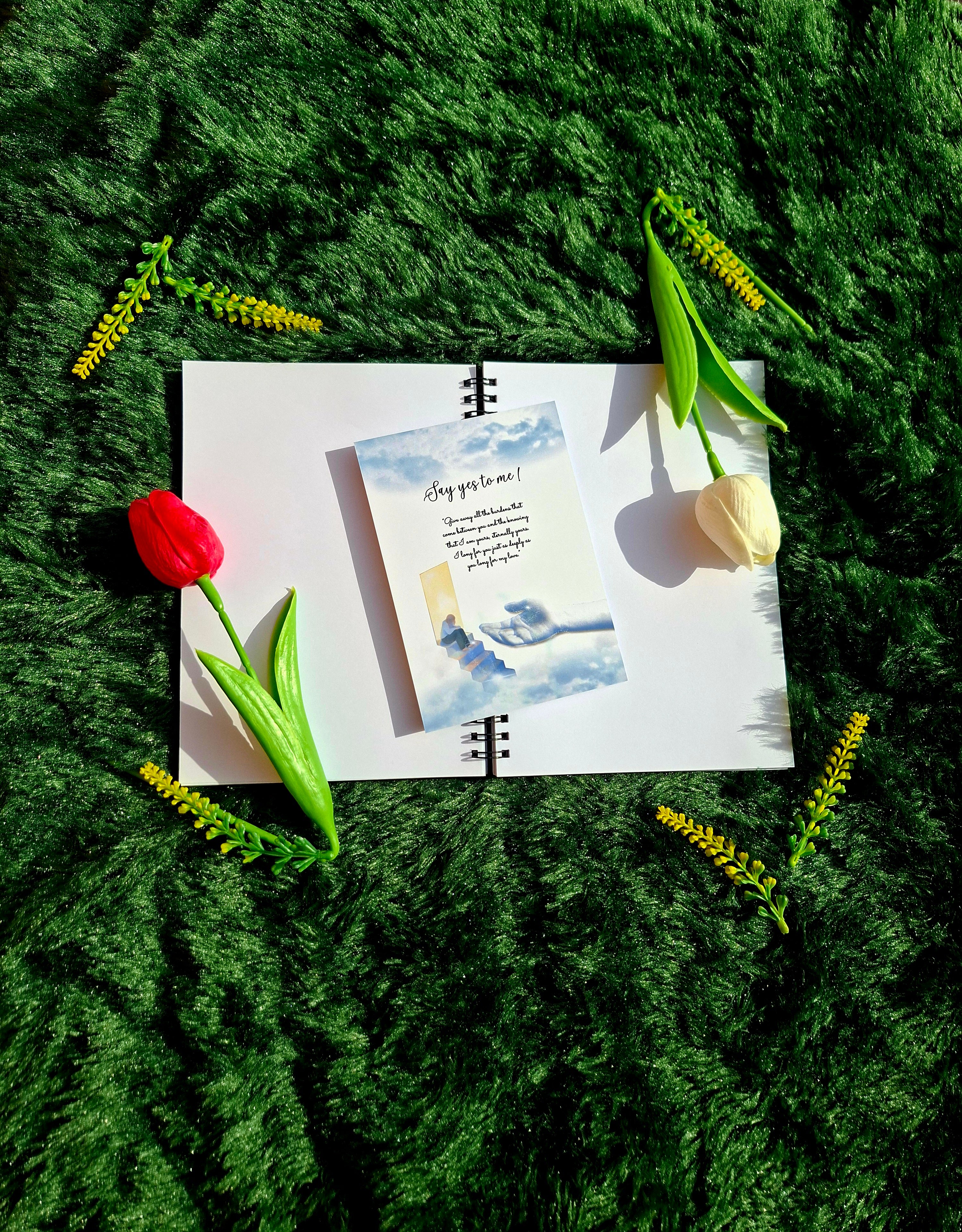 Say yes to me! - Spiral Notebook + Affirmation & Meditation Cards