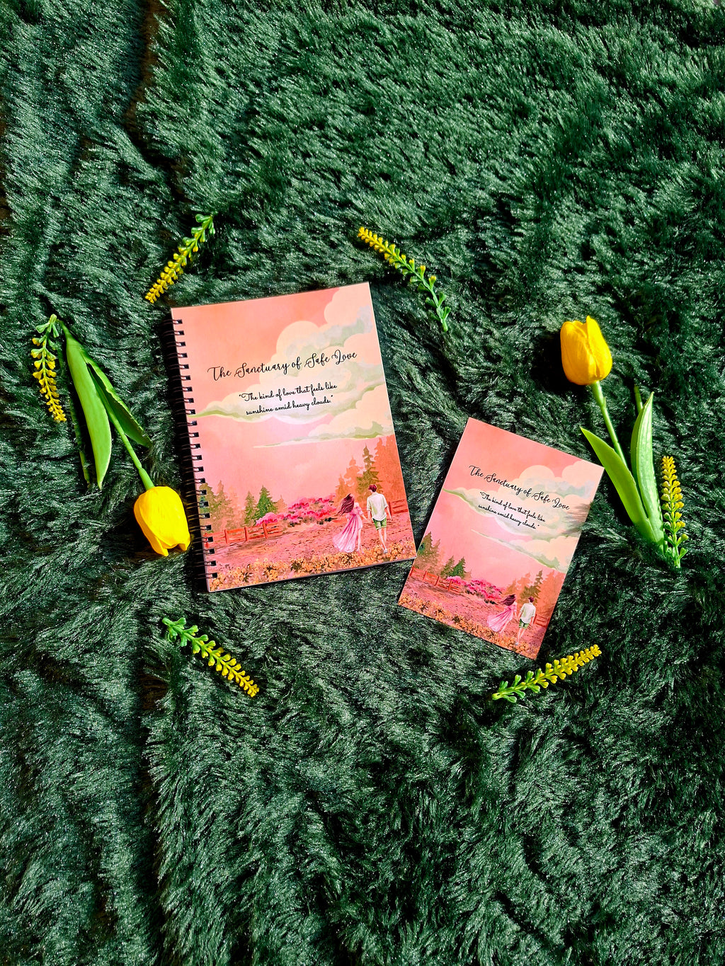 The Sanctuary of Safe Love - Spiral Notebook + Affirmation & Meditation Cards