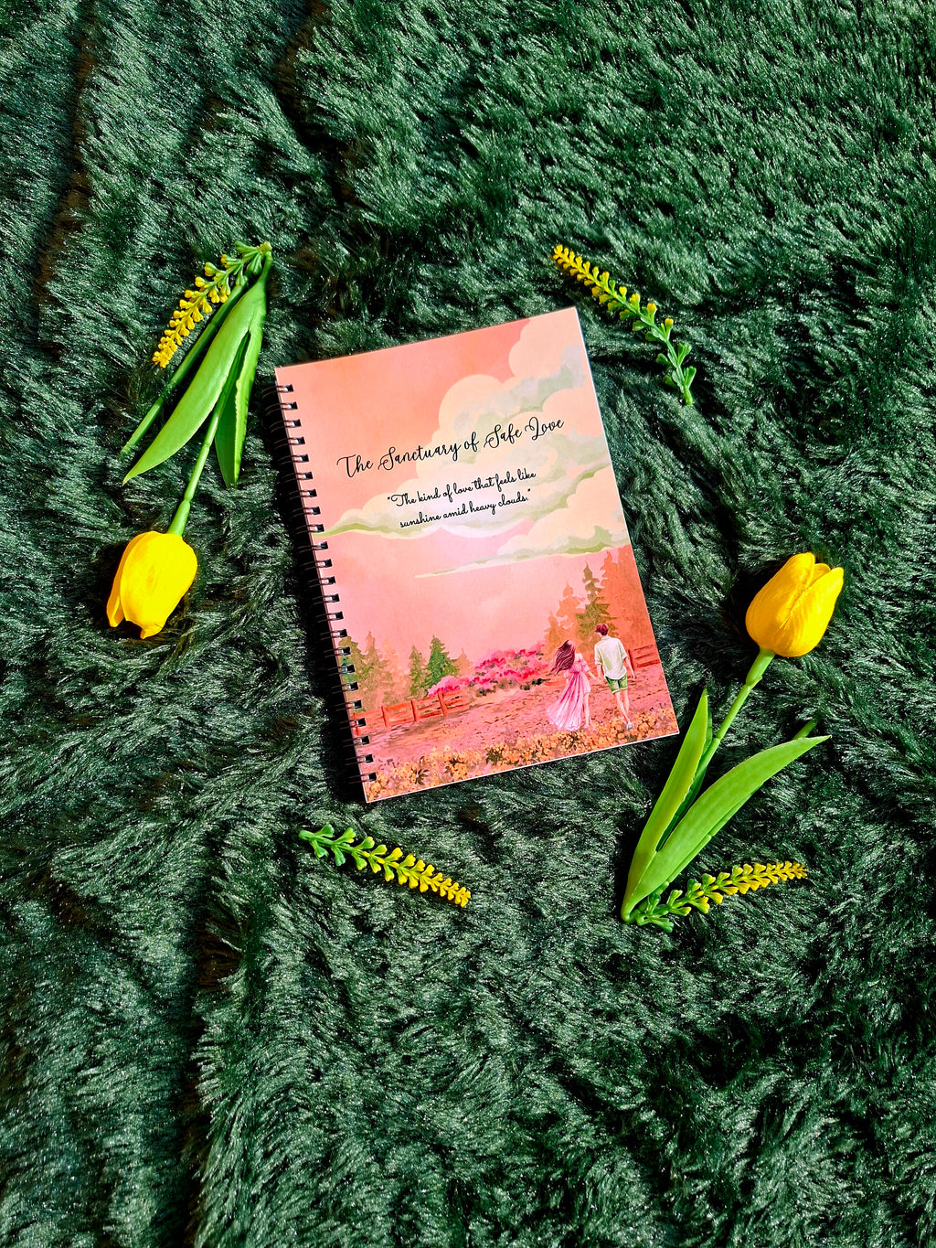 The Sanctuary of Safe Love - Spiral Notebook + Affirmation & Meditation Cards