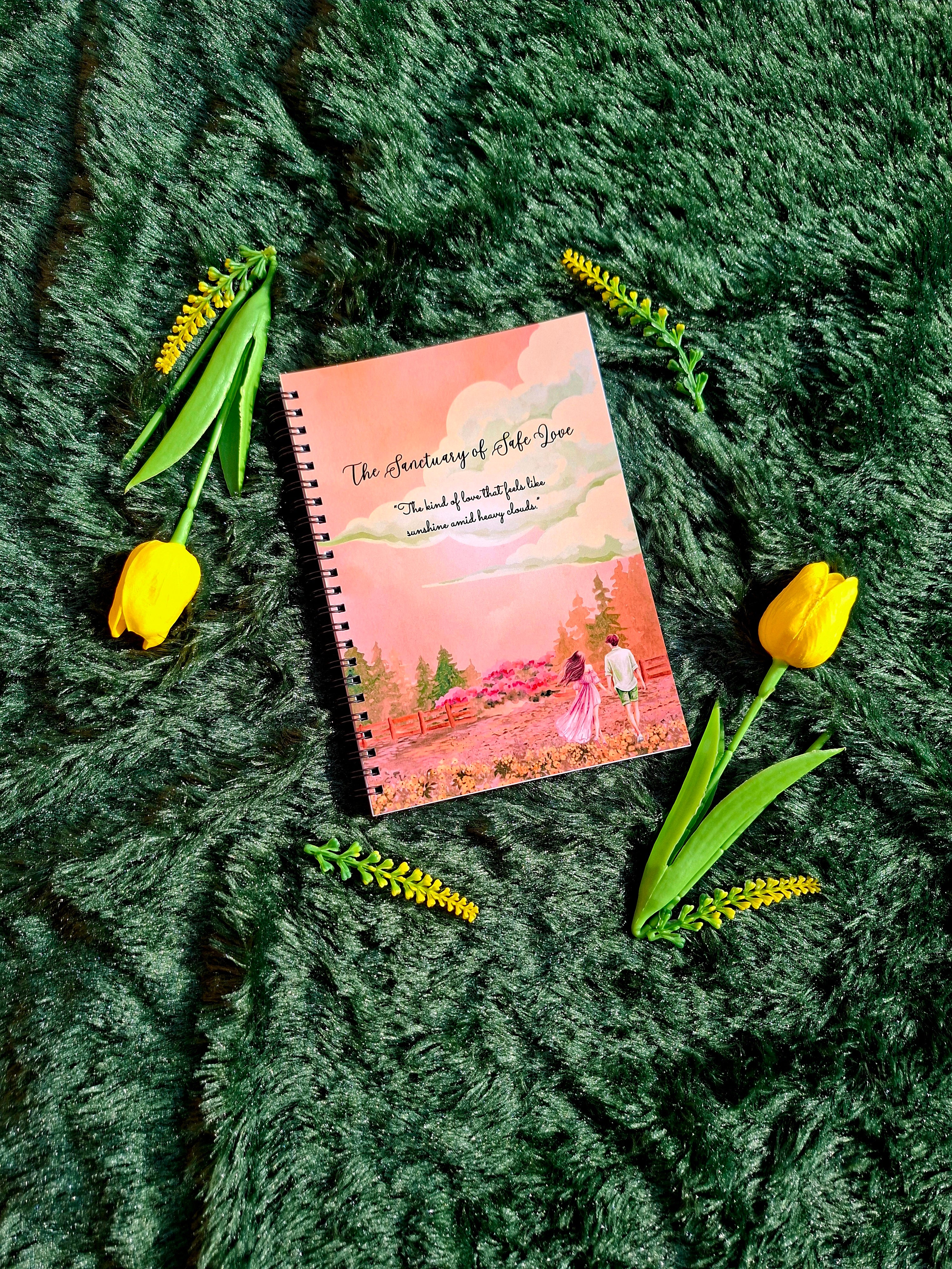 The Sanctuary of Safe Love - Spiral Notebook + Affirmation & Meditation Cards