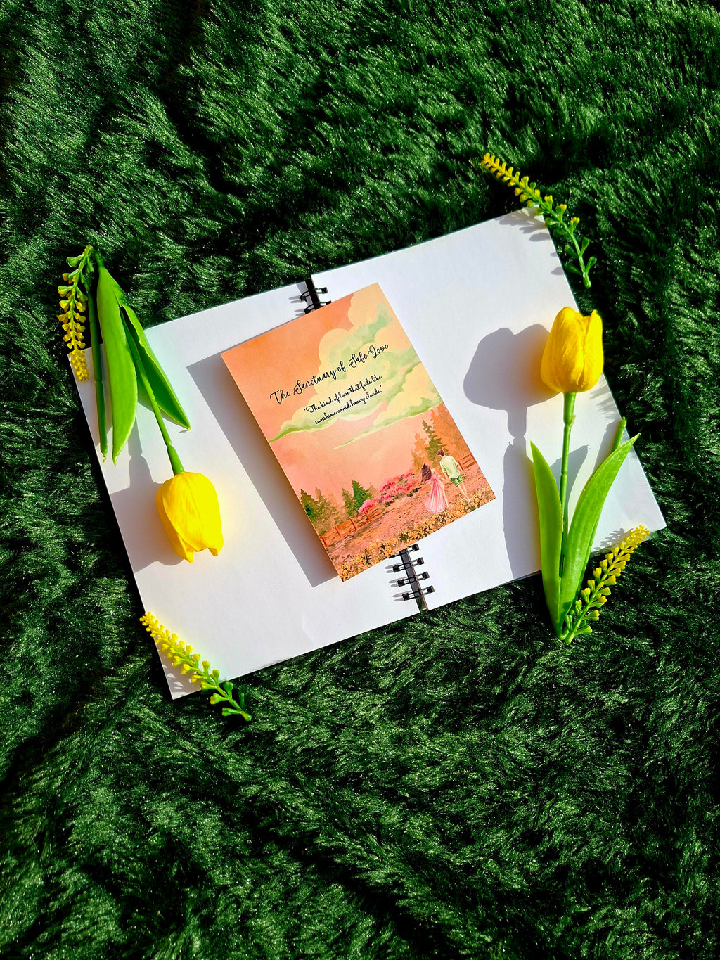 The Sanctuary of Safe Love - Spiral Notebook + Affirmation & Meditation Cards