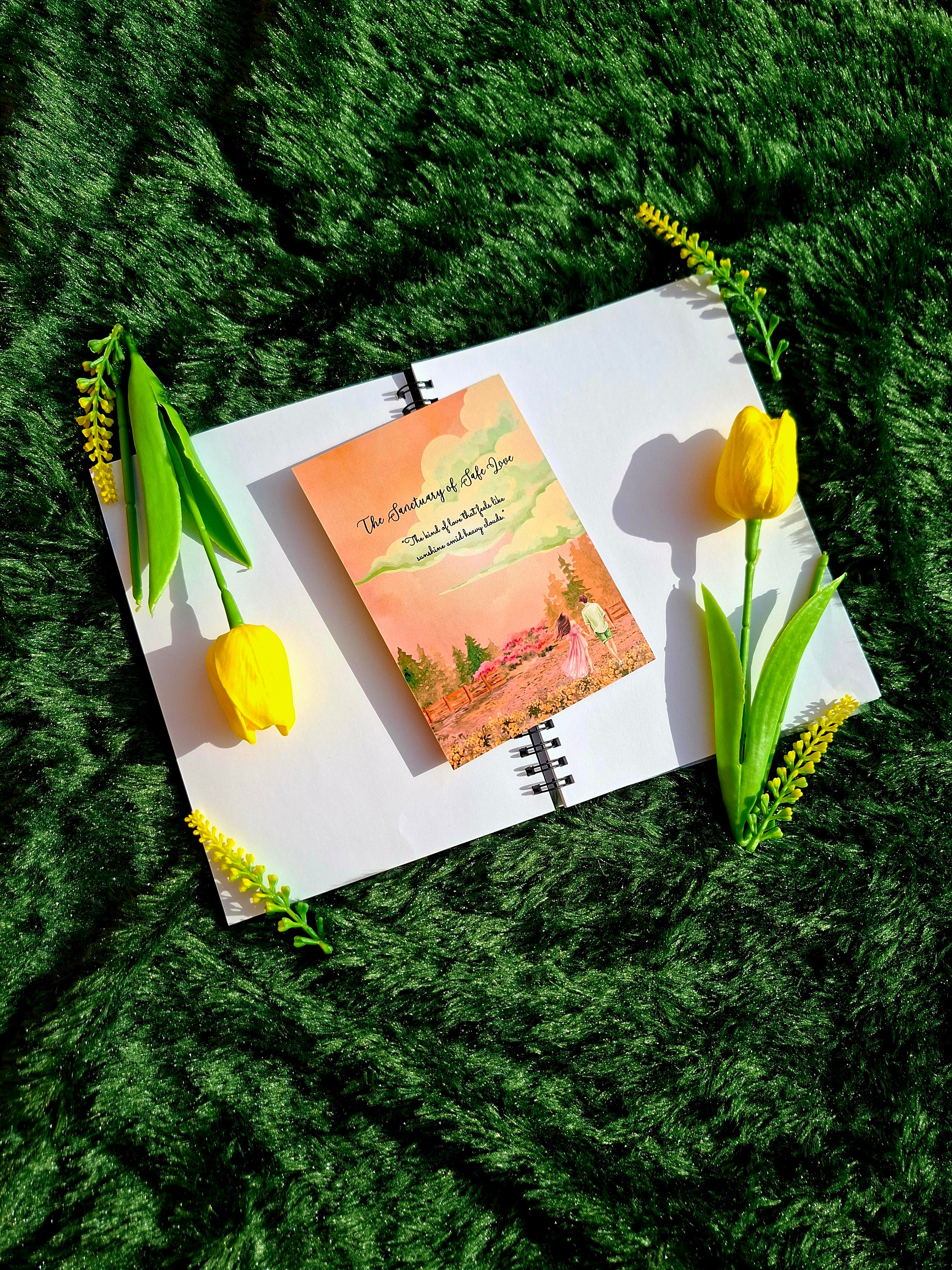 The Sanctuary of Safe Love - Spiral Notebook + Affirmation & Meditation Cards