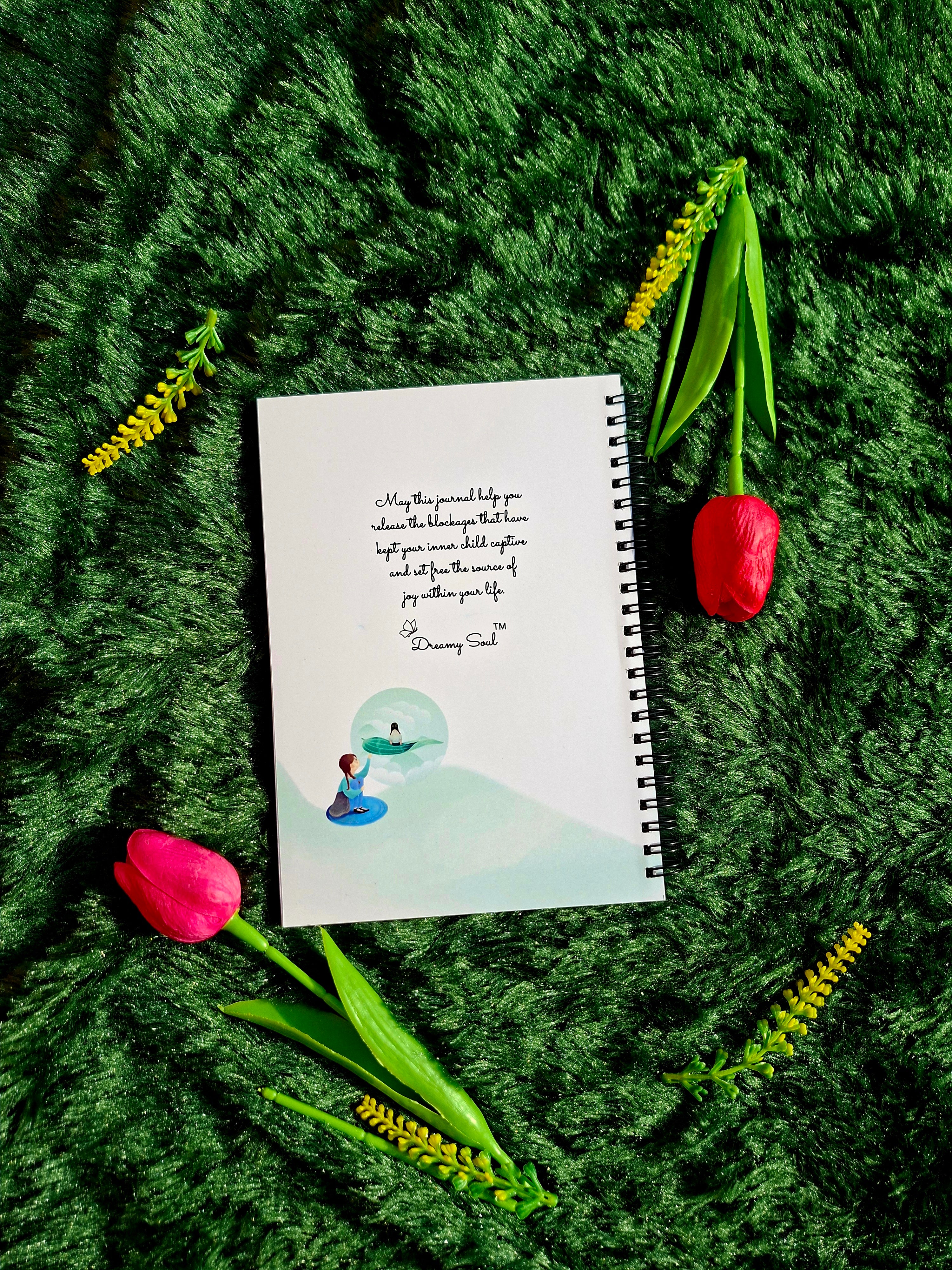 Set you Inner Child free - Spiral Notebook + Affirmation & Meditation Cards