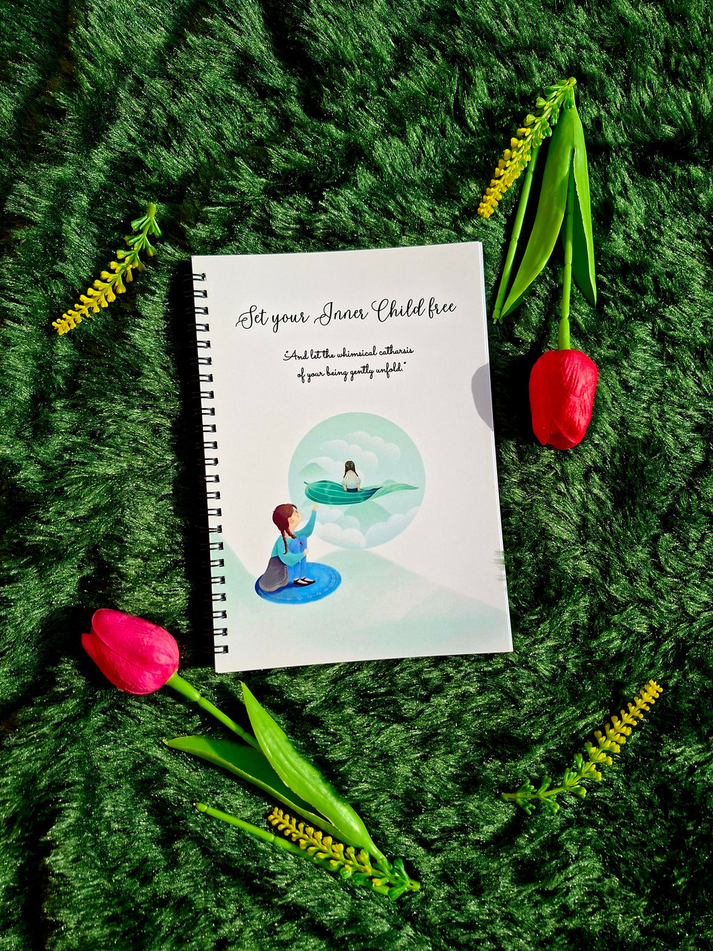 Set you Inner Child free - Spiral Notebook + Affirmation & Meditation Cards