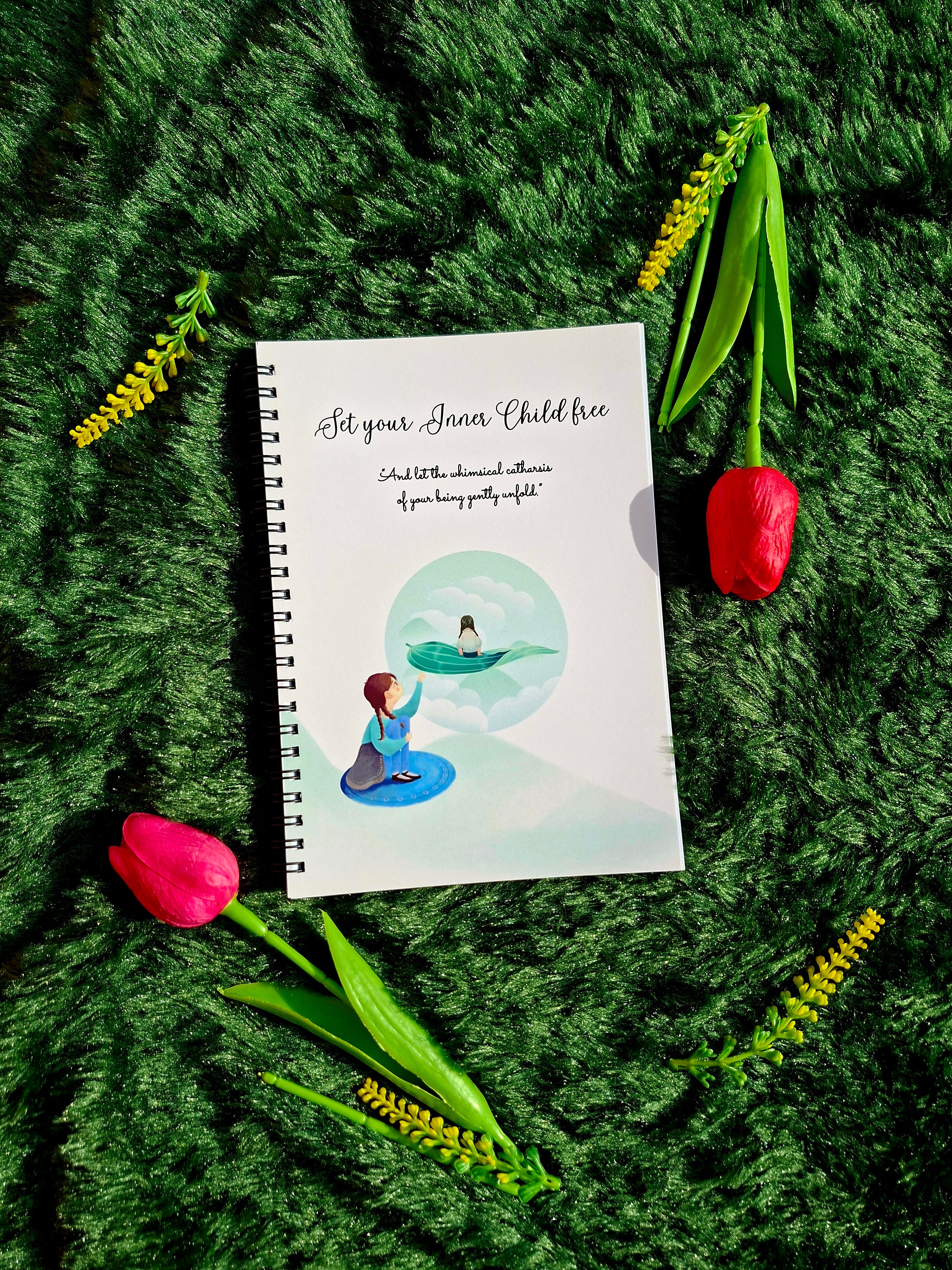 Set you Inner Child free - Spiral Notebook + Affirmation & Meditation Cards