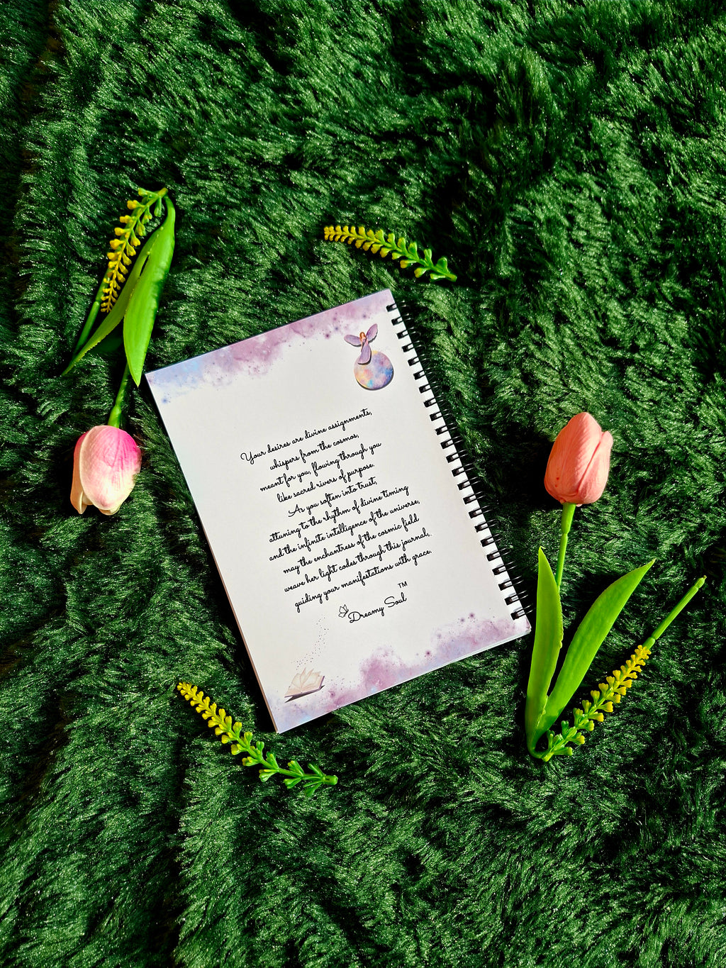 Manifesting My Dream Life- Spiral Notebook + Affirmation & Meditation Cards