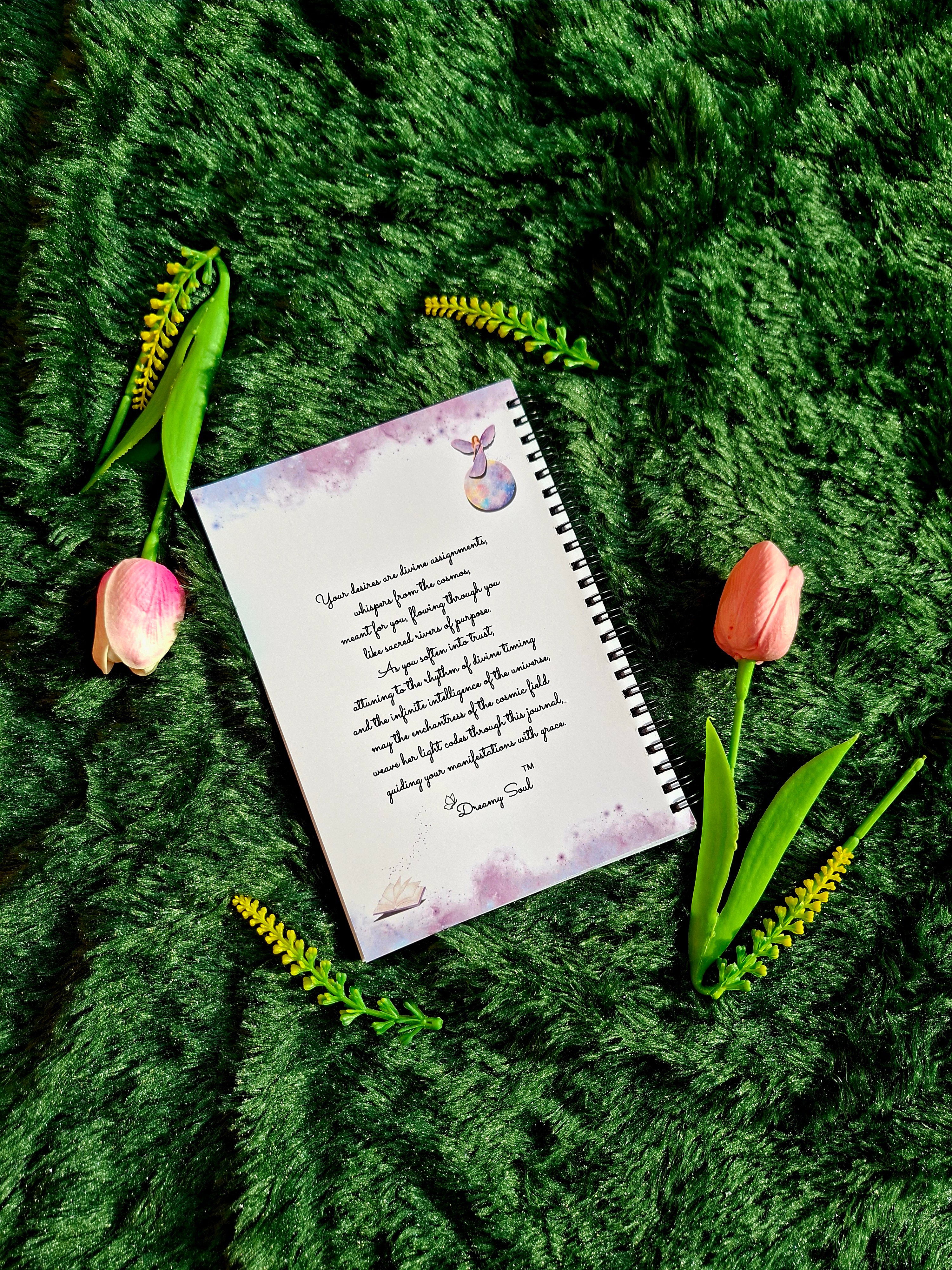 Manifesting My Dream Life- Spiral Notebook + Affirmation & Meditation Cards