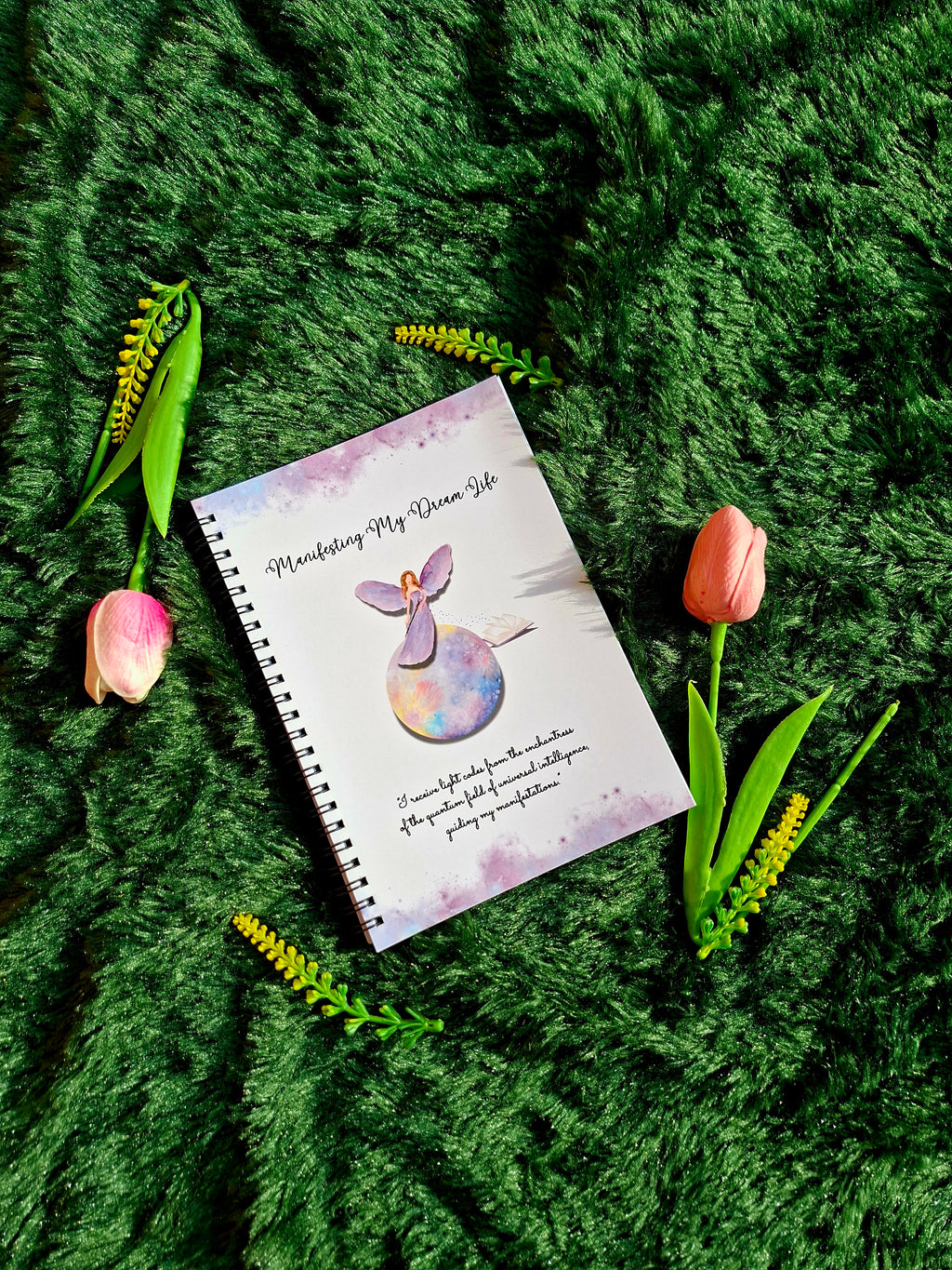 Manifesting My Dream Life- Spiral Notebook + Affirmation & Meditation Cards